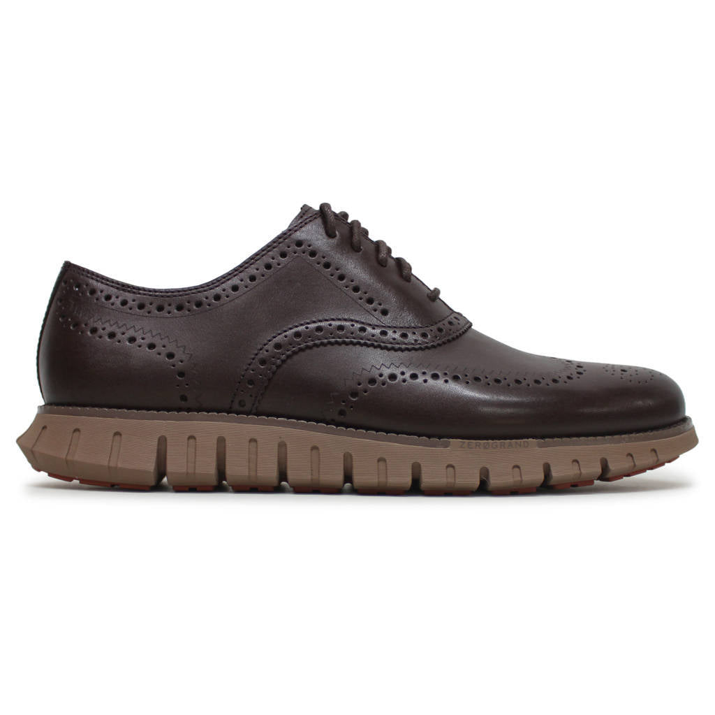 Cole Haan Zerogrand Remastered Wingtip Leather Mens Shoes#color_dark chocolate irish coffee