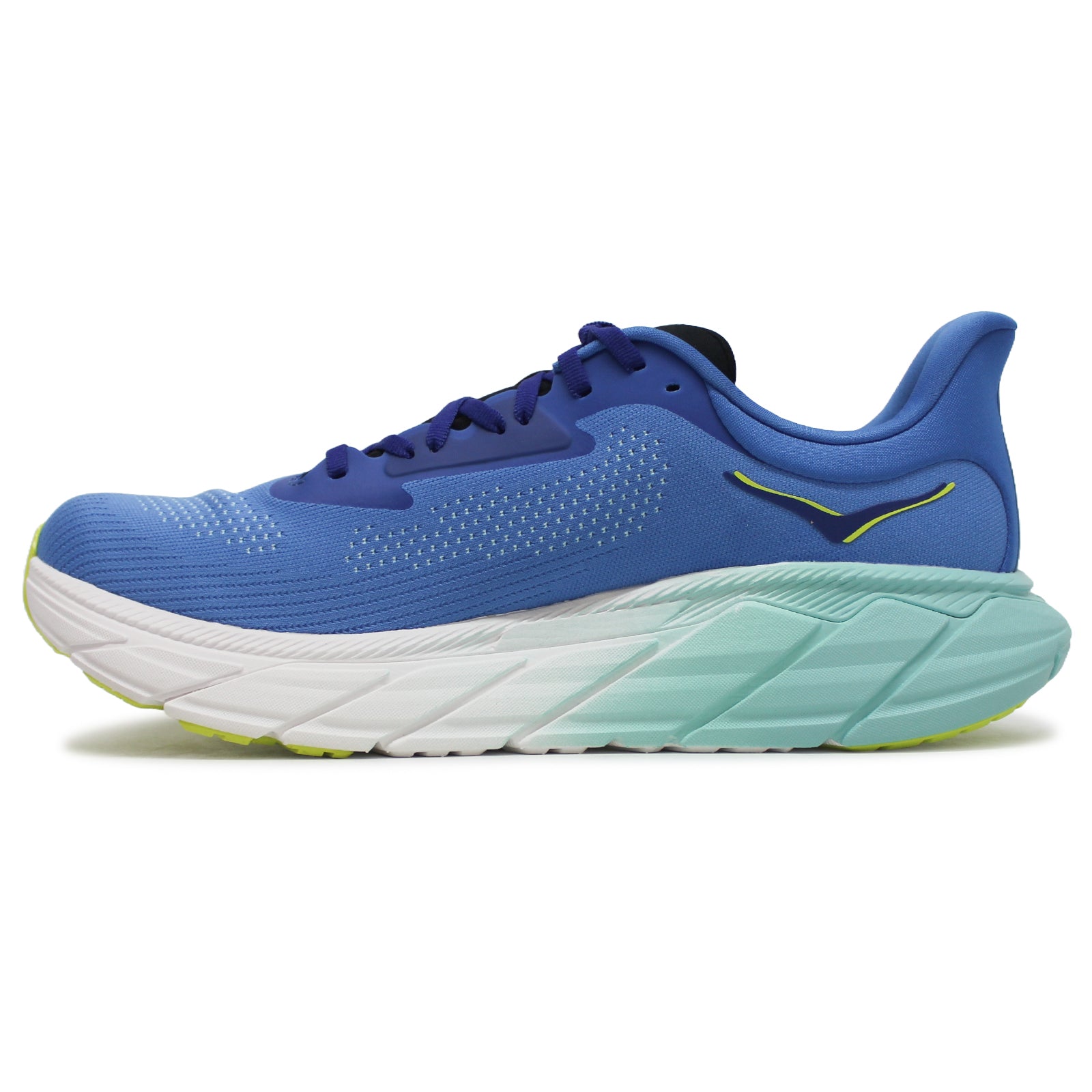 Hoka Arahi 7 1147850-VRTL Textile Mens Trainers - Virtual Blue Cerise - 12.5#color_virtual blue cerise