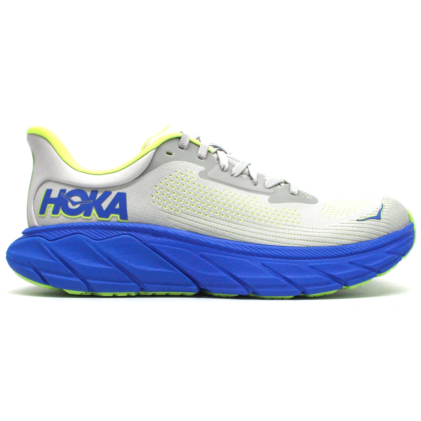 Hoka Arahi 7 Textile Men's Running Shoes#color_stardust electric cobalt