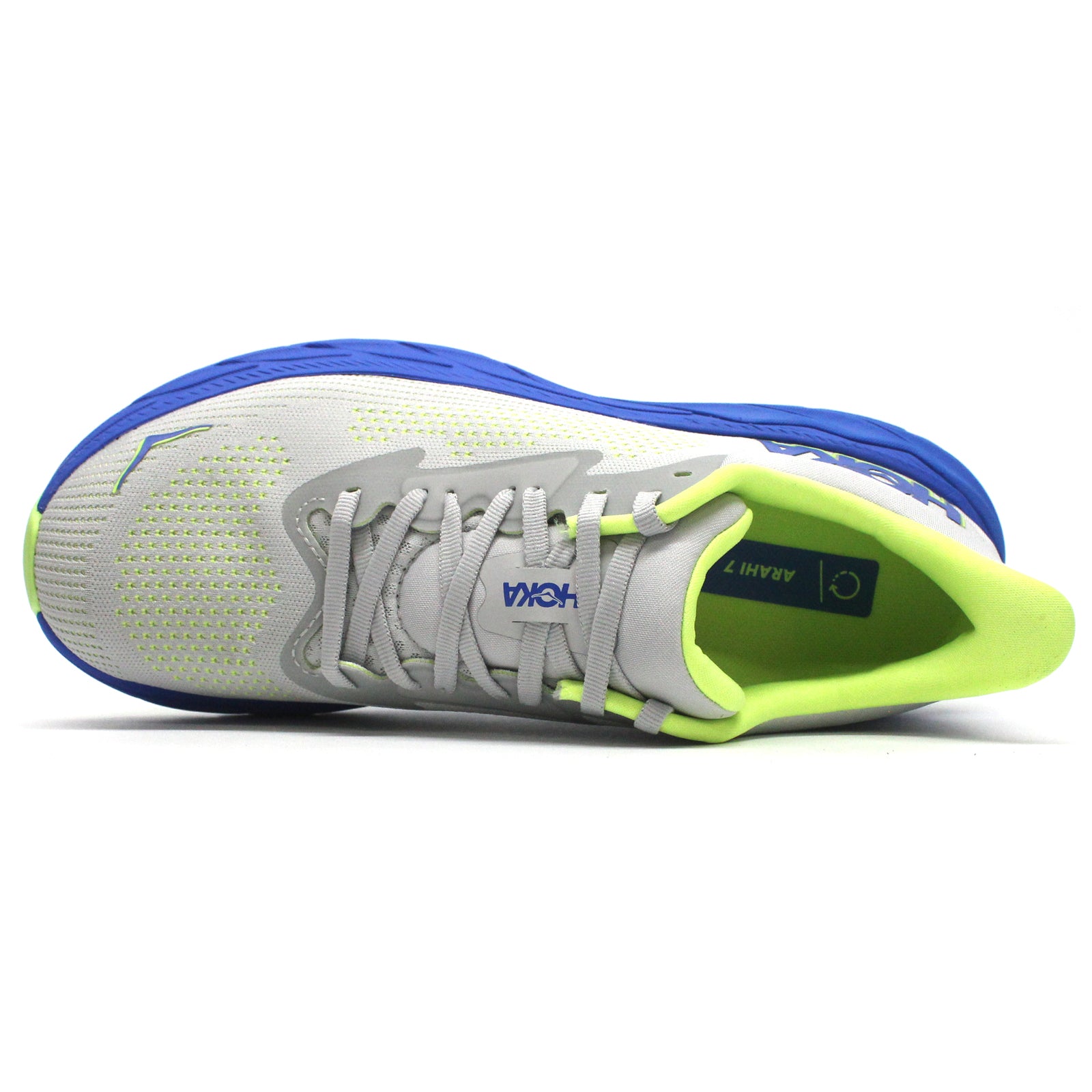 Hoka Arahi 7 Textile Men's Running Shoes#color_stardust electric cobalt