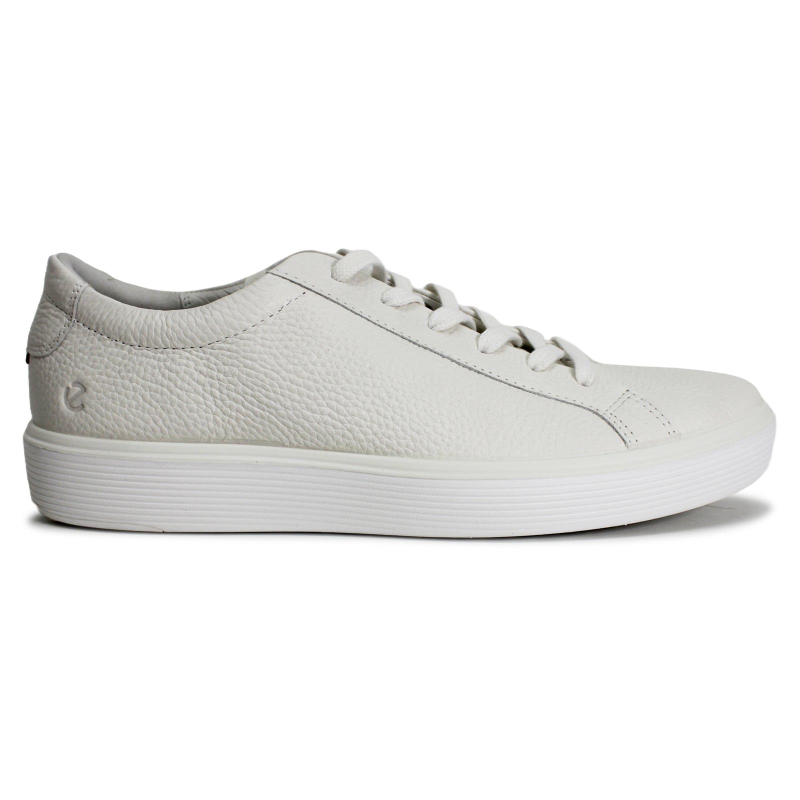 Ecco Soft 60 Leather Mens Shoes#color_white