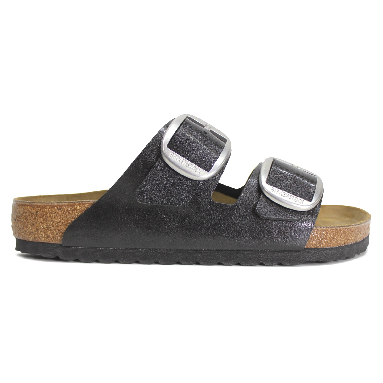 Birkenstock Arizona Big Buckle 1027344 Birko-Flor Unisex Sandals - Graceful Licorice - 37#color_graceful licorice