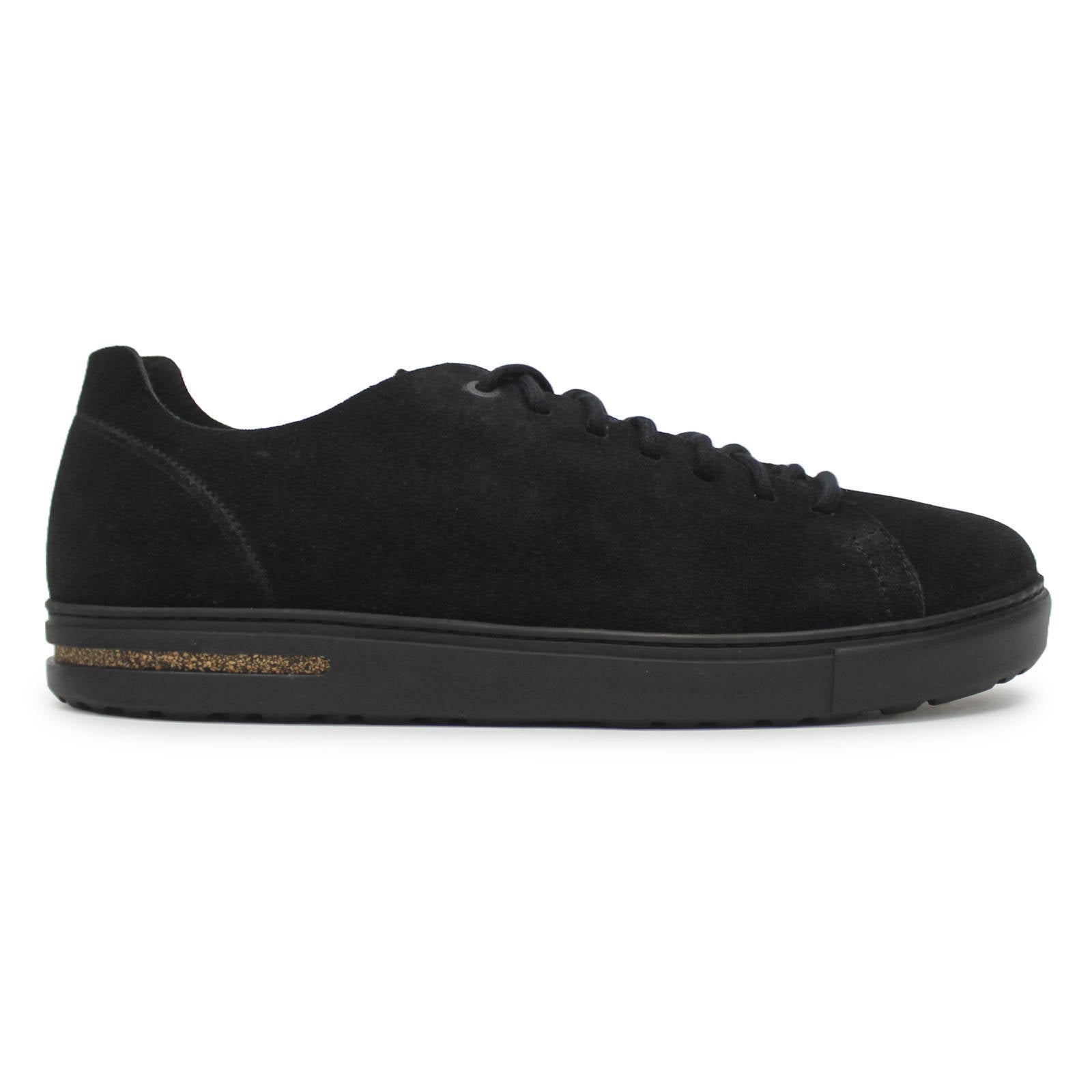 Birkenstock Bend Low Decon Nubuck Leather Unisex Trainers#color_Triples Black