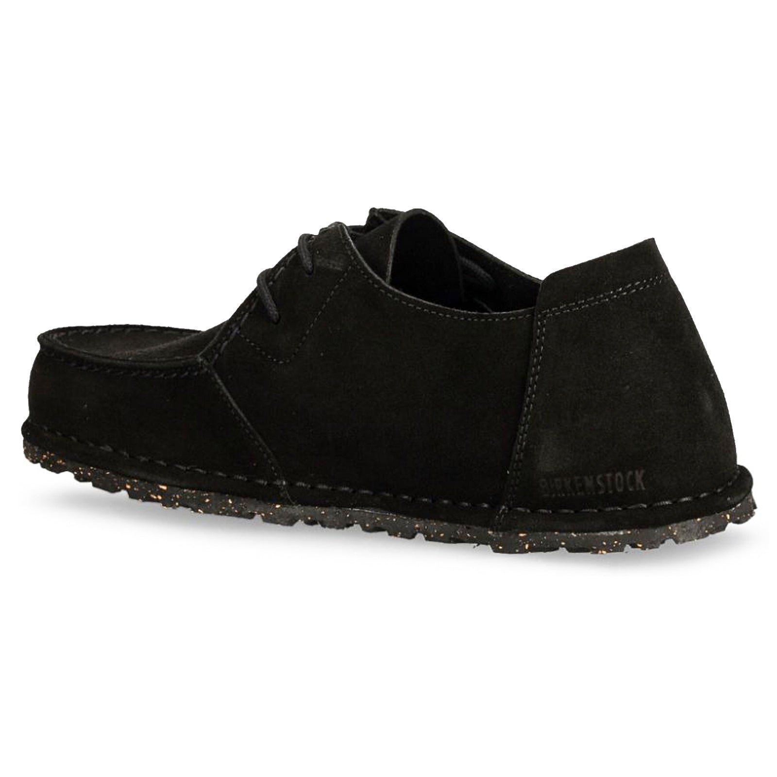 Birkenstock Utti Lace Suede Leather Unisex Shoes#color_black