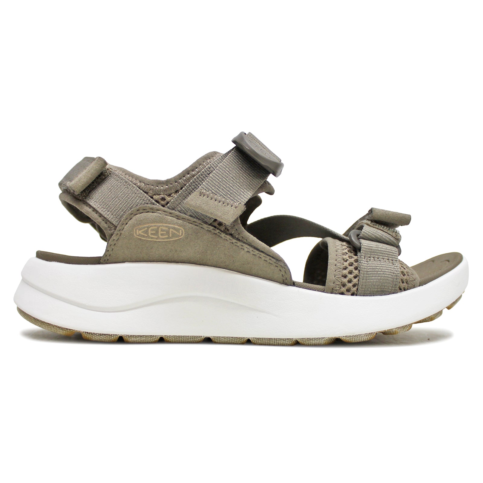 Keen Elle Sport Backstrap 1028965 Synthetic Textile Womens Sandals - Brindle Star White - 39.5#color_brindle star white