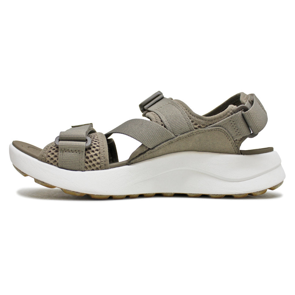 Keen Elle Sport Backstrap Synthetic Textile Womens Sandals#color_brindle star white