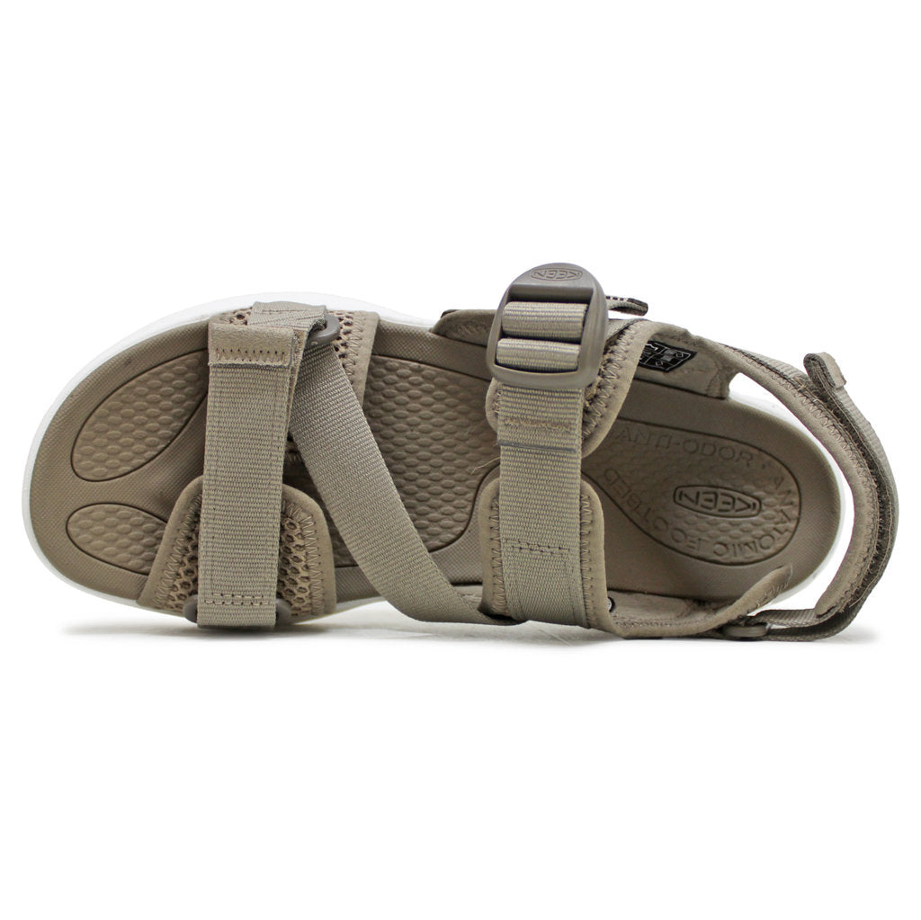 Keen Elle Sport Backstrap Synthetic Textile Womens Sandals#color_brindle star white