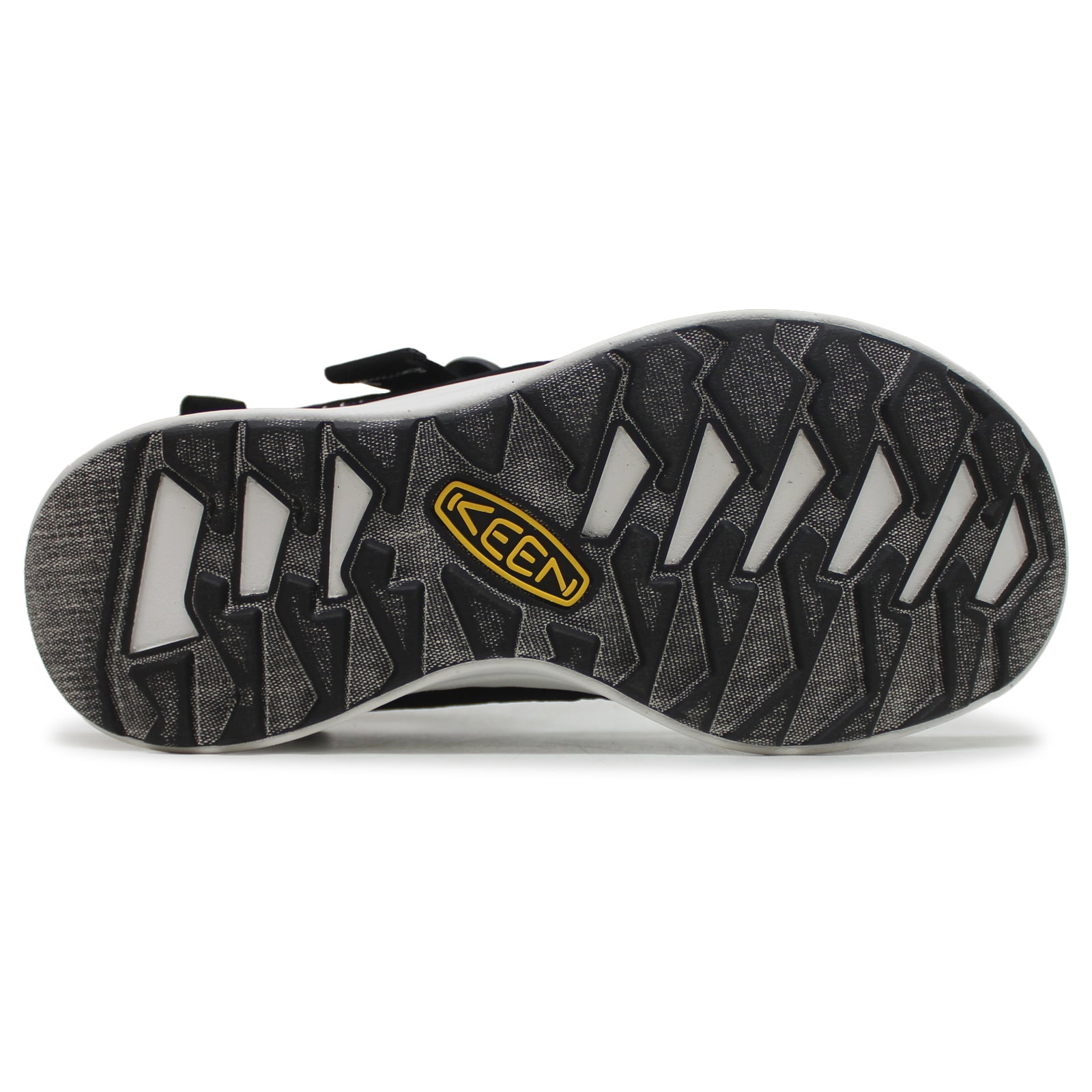 Keen Elle Sport Backstrap 1028616 Synthetic Textile Womens Sandals - Black Steel Grey - 41#color_black steel grey