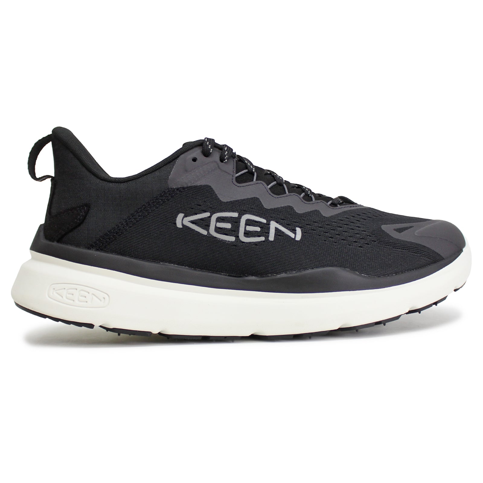 Keen WK450 1028913 Textile Synthetic Mens Trainers - Black Star White - 44#color_black star white