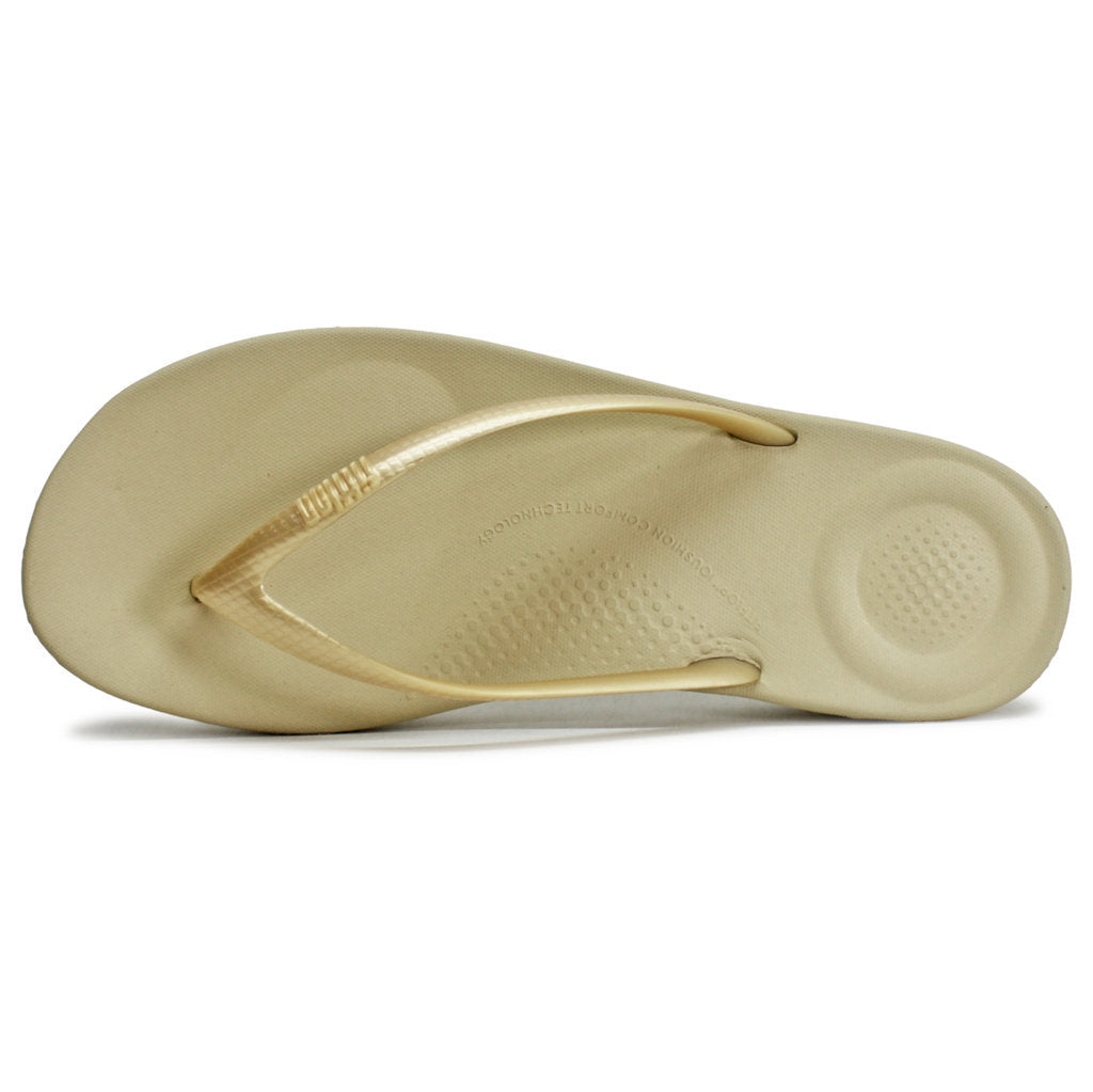 FitFlop Iqushion Rubber Womens Sandals#color_gold