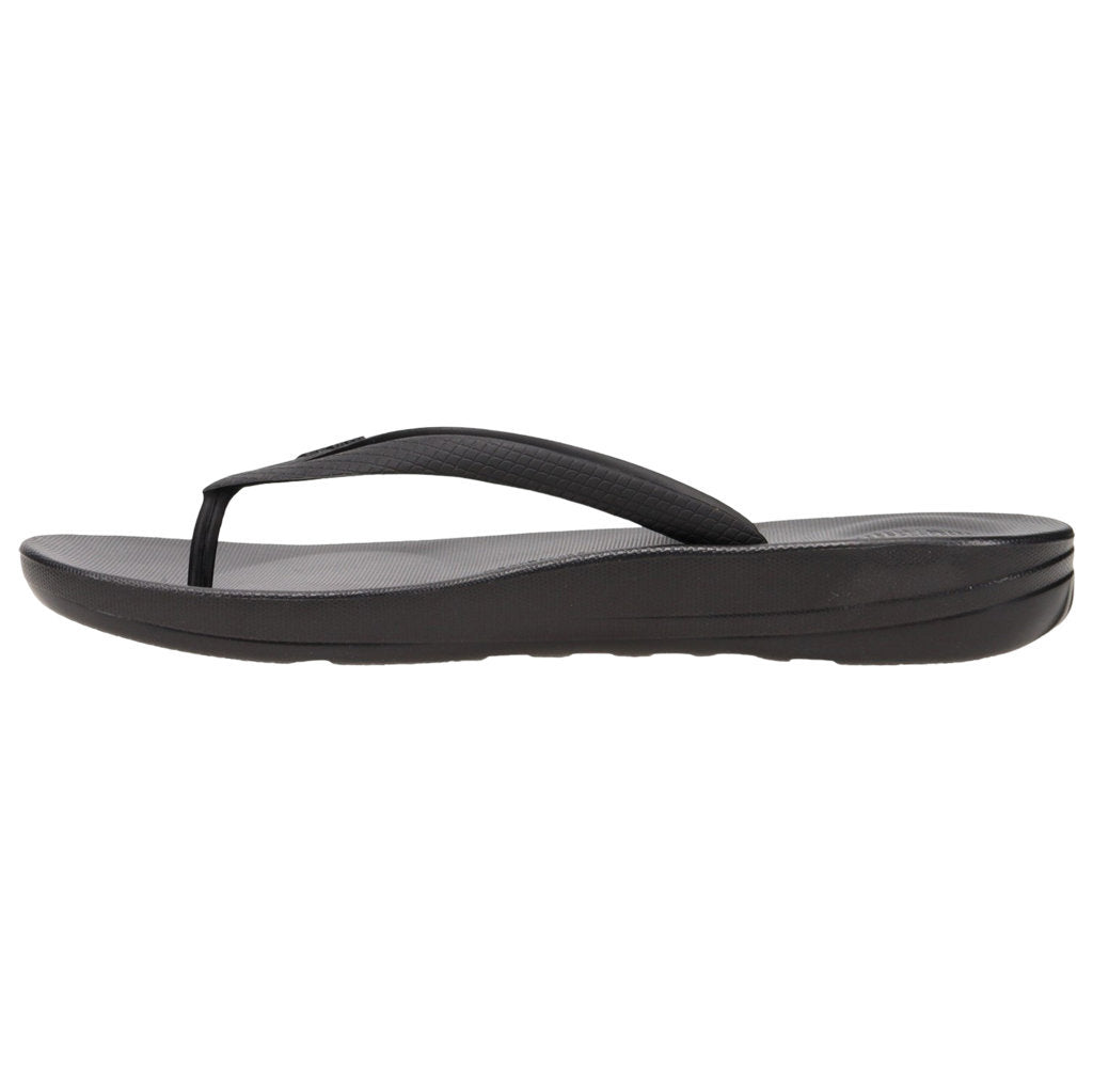 FitFlop Iqushion Rubber Womens Sandals#color_all black