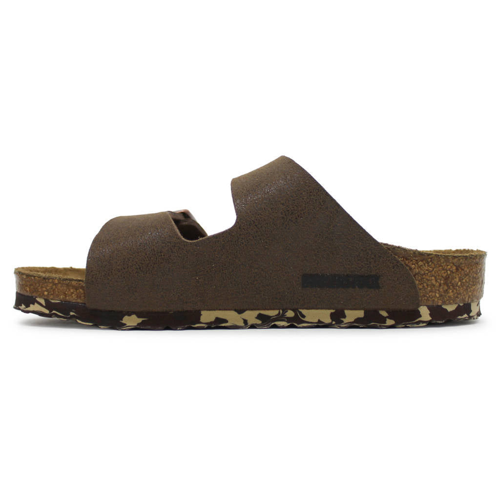 Birkenstock Arizona Kids Synthetic Kids Sandals#color_sandwashed brown