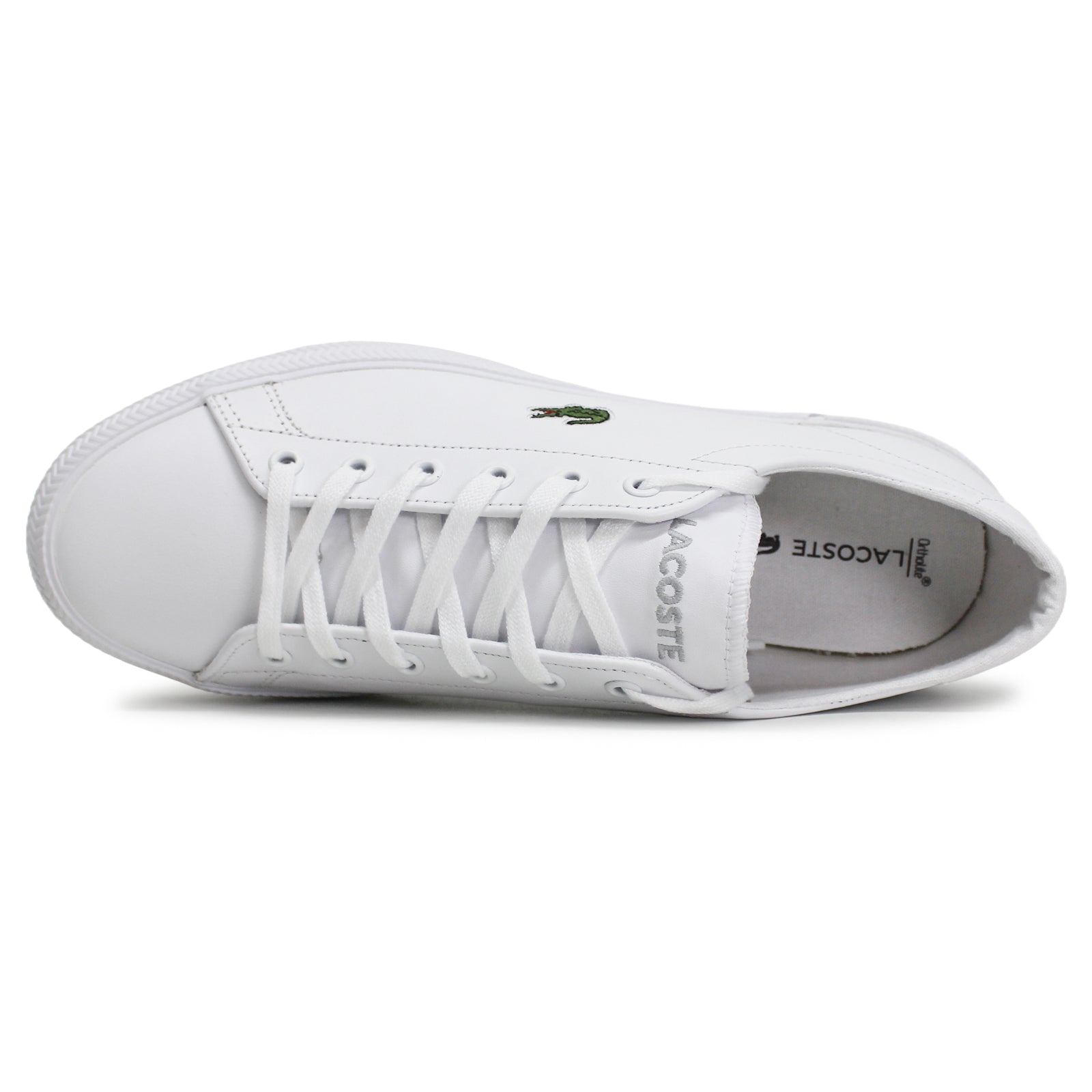 Lacoste Gripshot BL 7-41CFA002021G Leather Synthetic Womens Trainers - White White - 40#color_white white