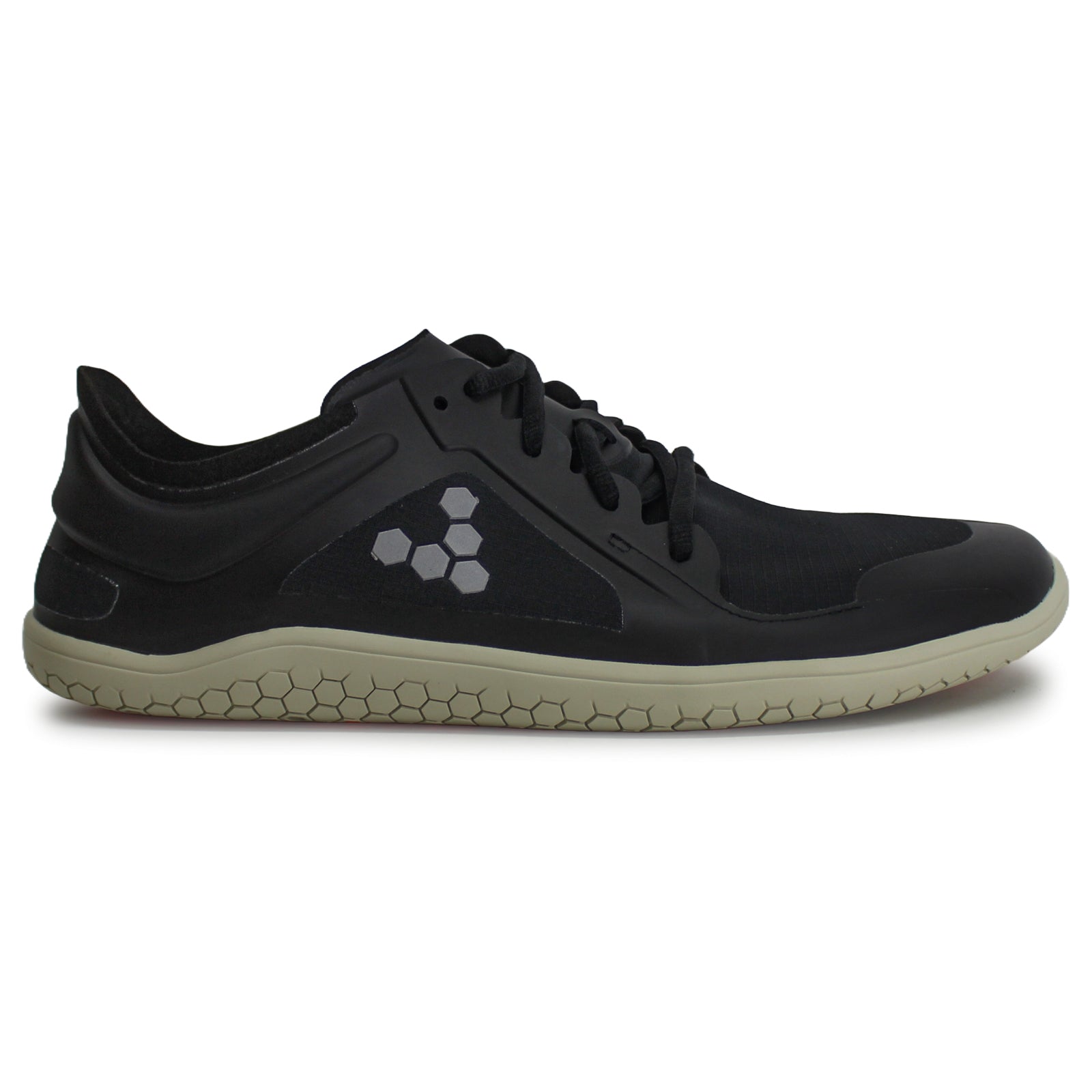 Vivobarefoot Primus Lite IV All Weather 309572-01 Textile Synthetic Mens Trainers - Obsidian - 42#color_obsidian