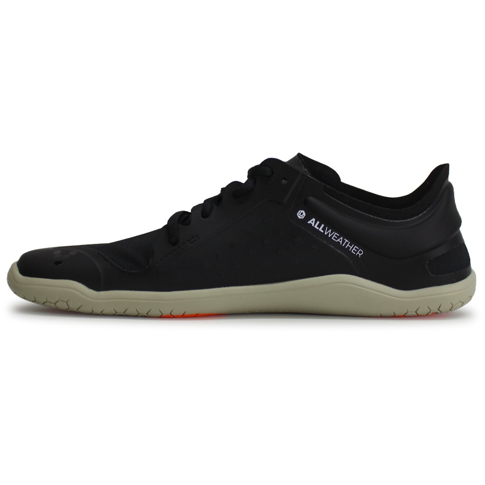 Vivobarefoot Primus Lite IV All Weather 309572-01 Textile Synthetic Mens Trainers - Obsidian - 42#color_obsidian