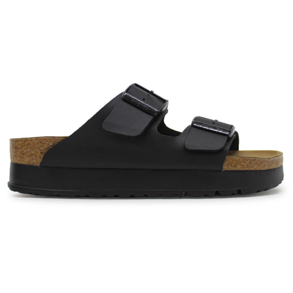 Papillio Arizona PAP Flex Platform Birko-Flor Unisex Sandals#color_black