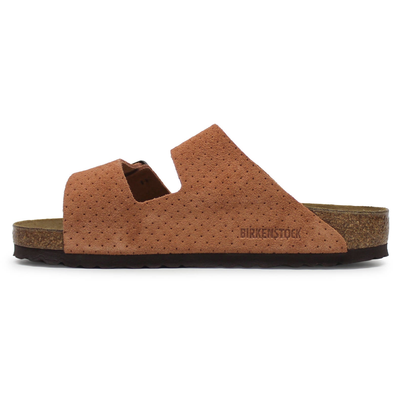 Birkenstock Arizona BS Suede Embossed Unisex Sandals#color_Emboss Dots Burnt Orange