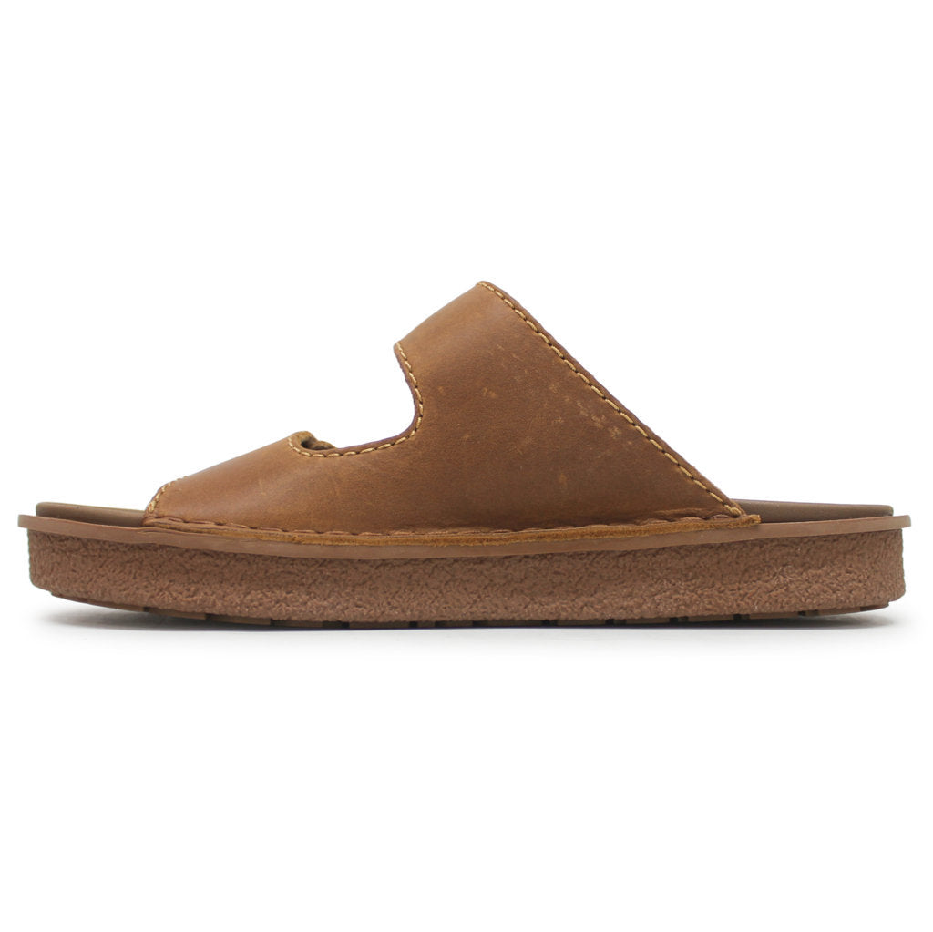 Clarks Litton Strap Leather Men's Sandals#color_tan