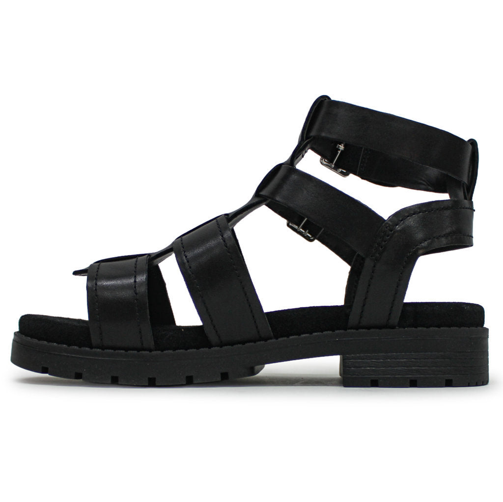 Clarks Orinoco Cove Leather Women's Sandals#color_black