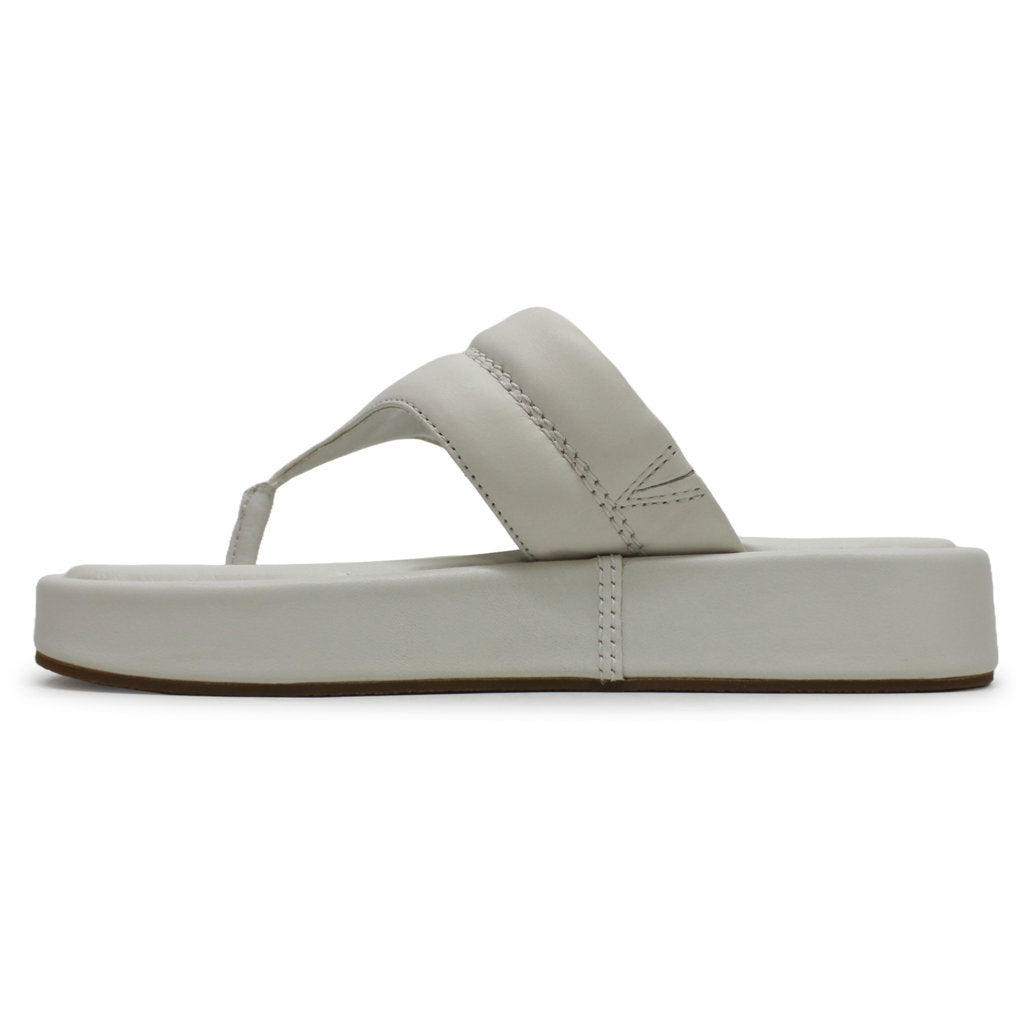 Clarks Alda Walk Leather Women's Sandals#color_off white