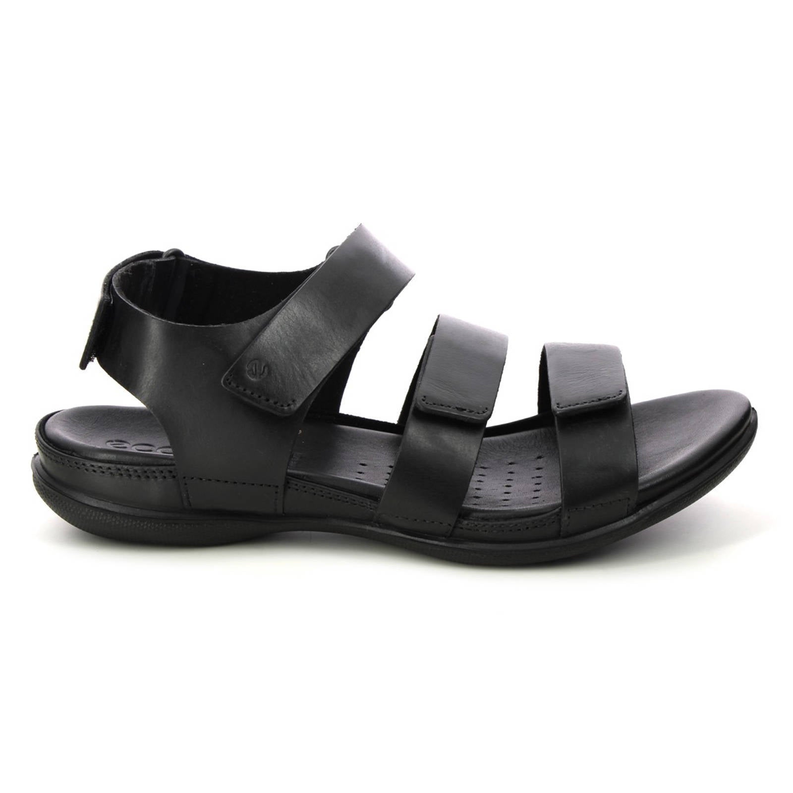 Ecco Flash 243943 Leather Womens Sandals#color_black