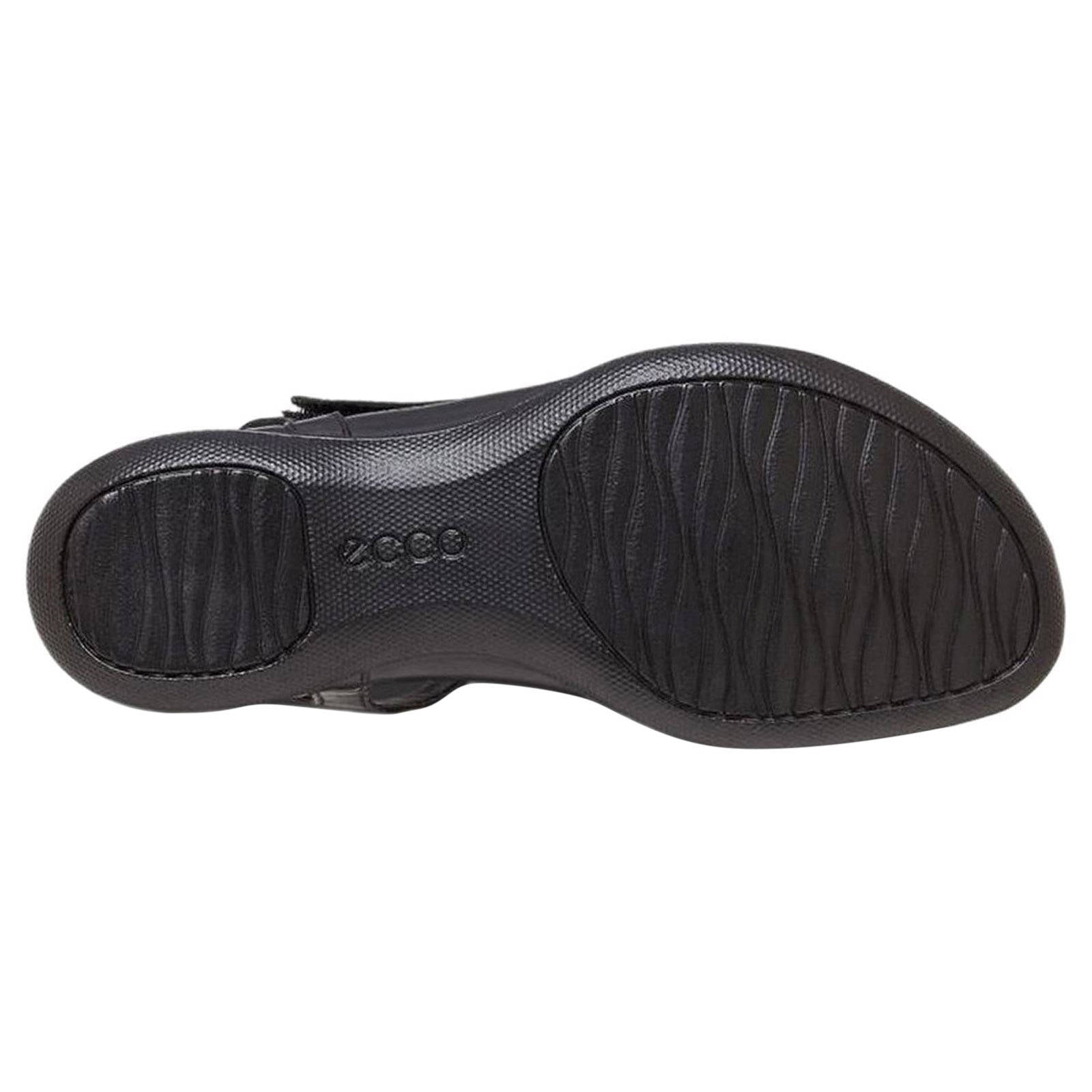 Ecco Flash 243943 Leather Womens Sandals#color_black