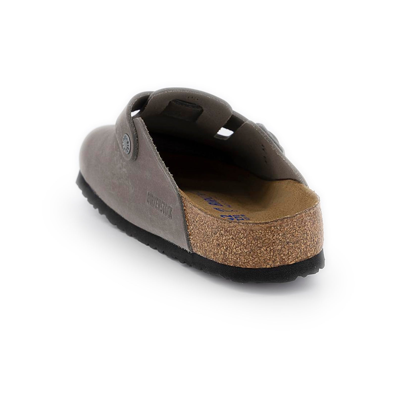 Birkenstock Boston BS Oiled Leather Unisex Sandals#color_iron