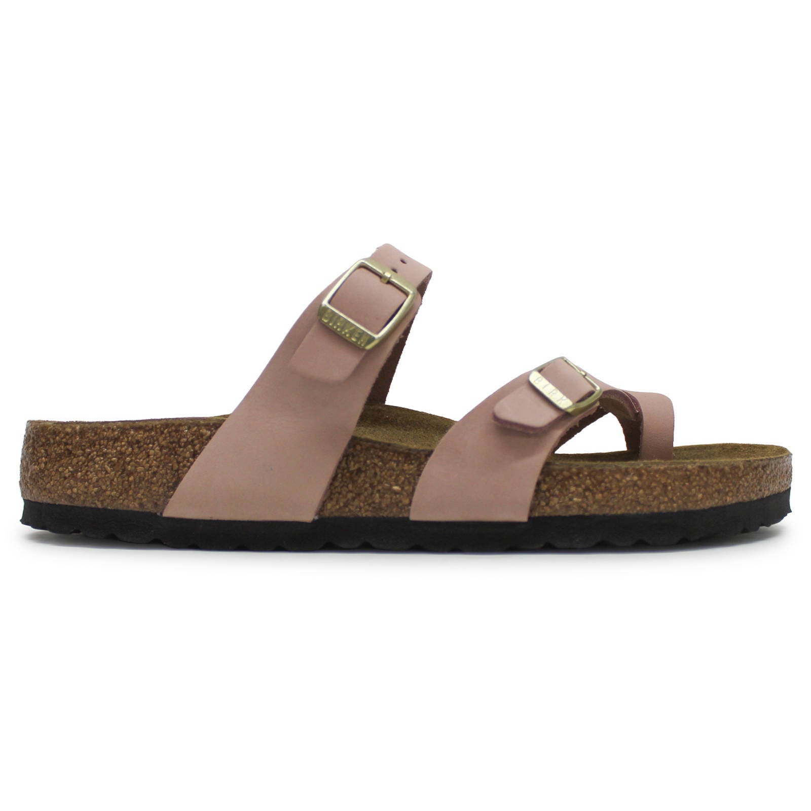 Birkenstock Mayari Nubuck Leather Unisex Sandals#color_soft pink