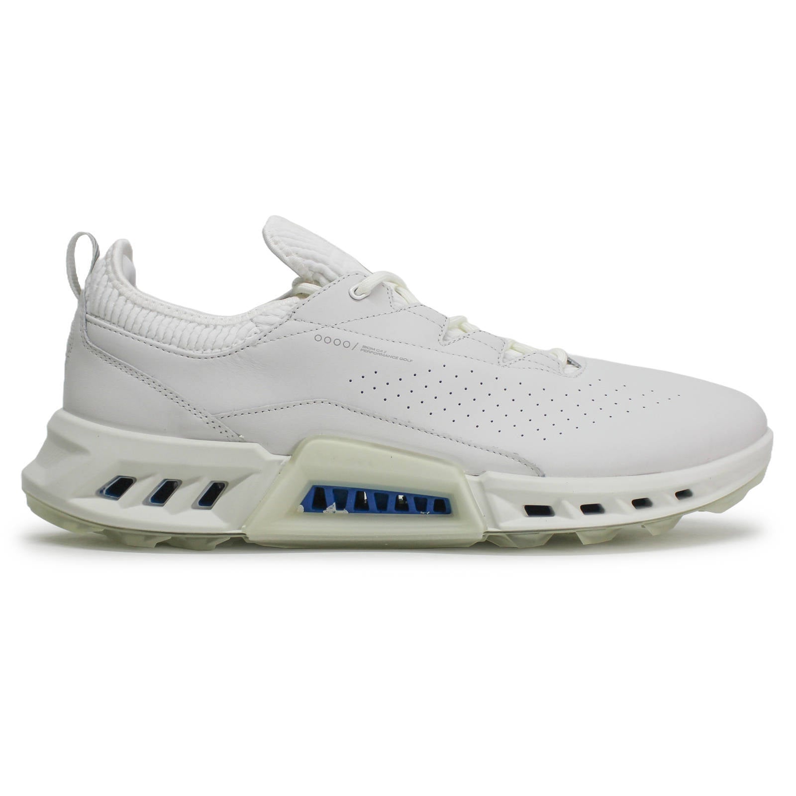 Ecco Golf Biom C4 Leather Textile Mens Sneakers#color_white