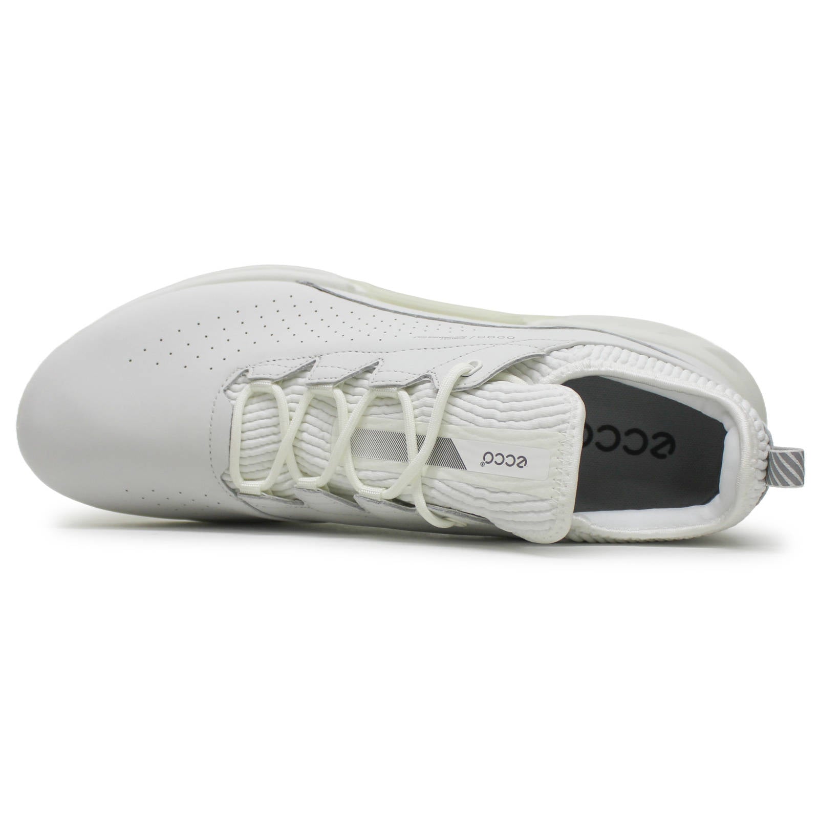 Ecco Golf Biom C4 Leather Textile Mens Sneakers#color_white