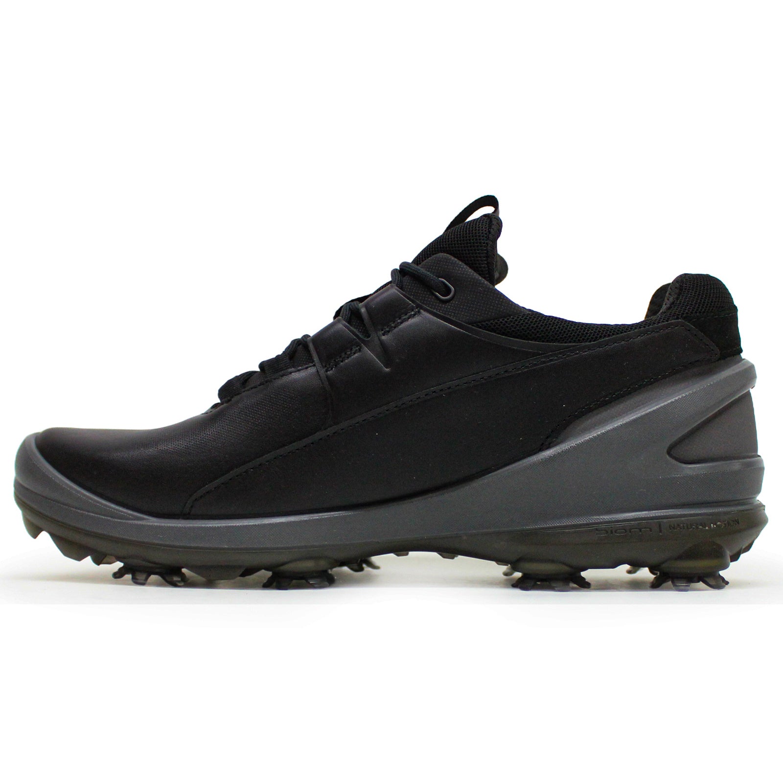 Ecco Golf Biom Tour Leather Synthetic Mens Trainers#color_black