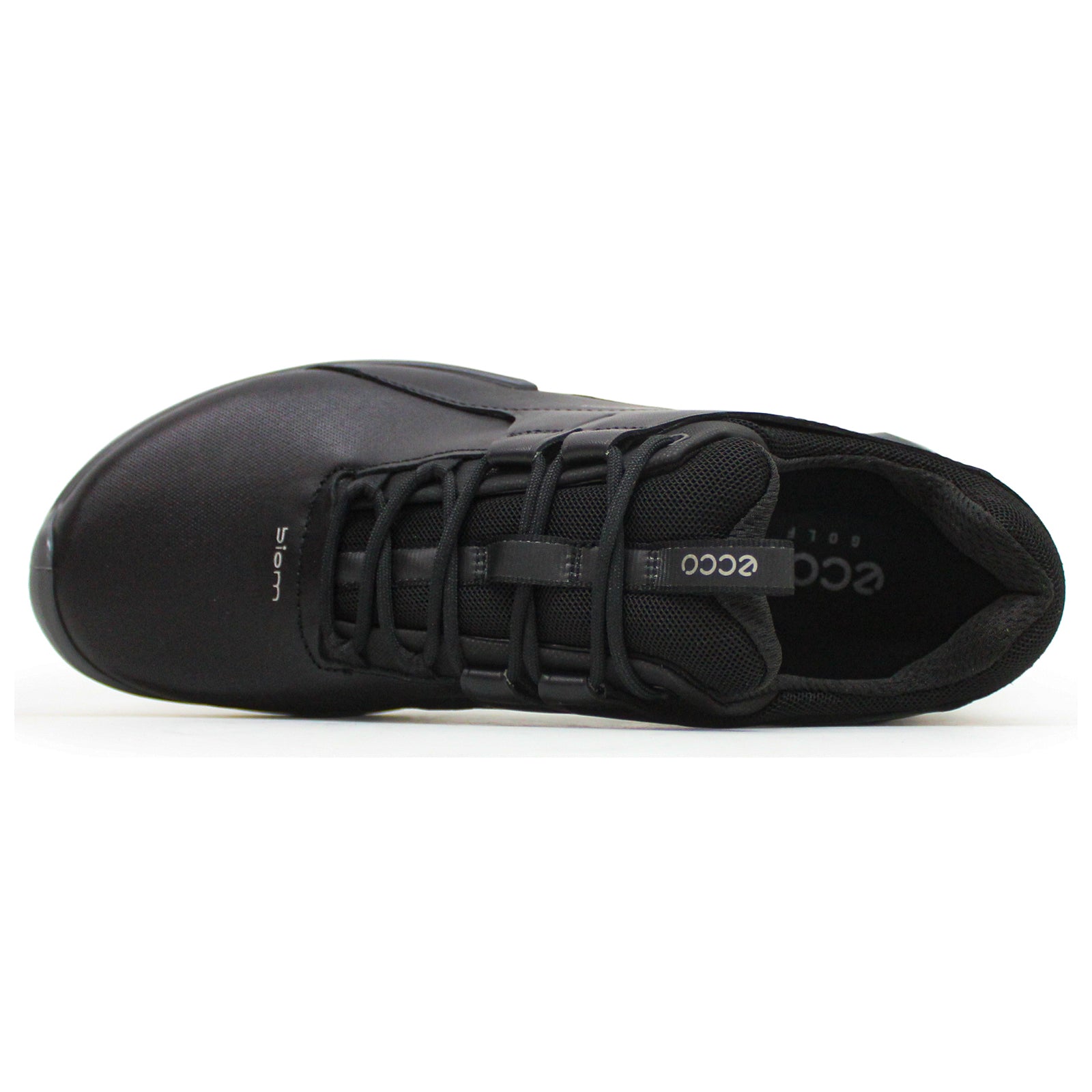 Ecco Golf Biom Tour Leather Synthetic Mens Trainers#color_black