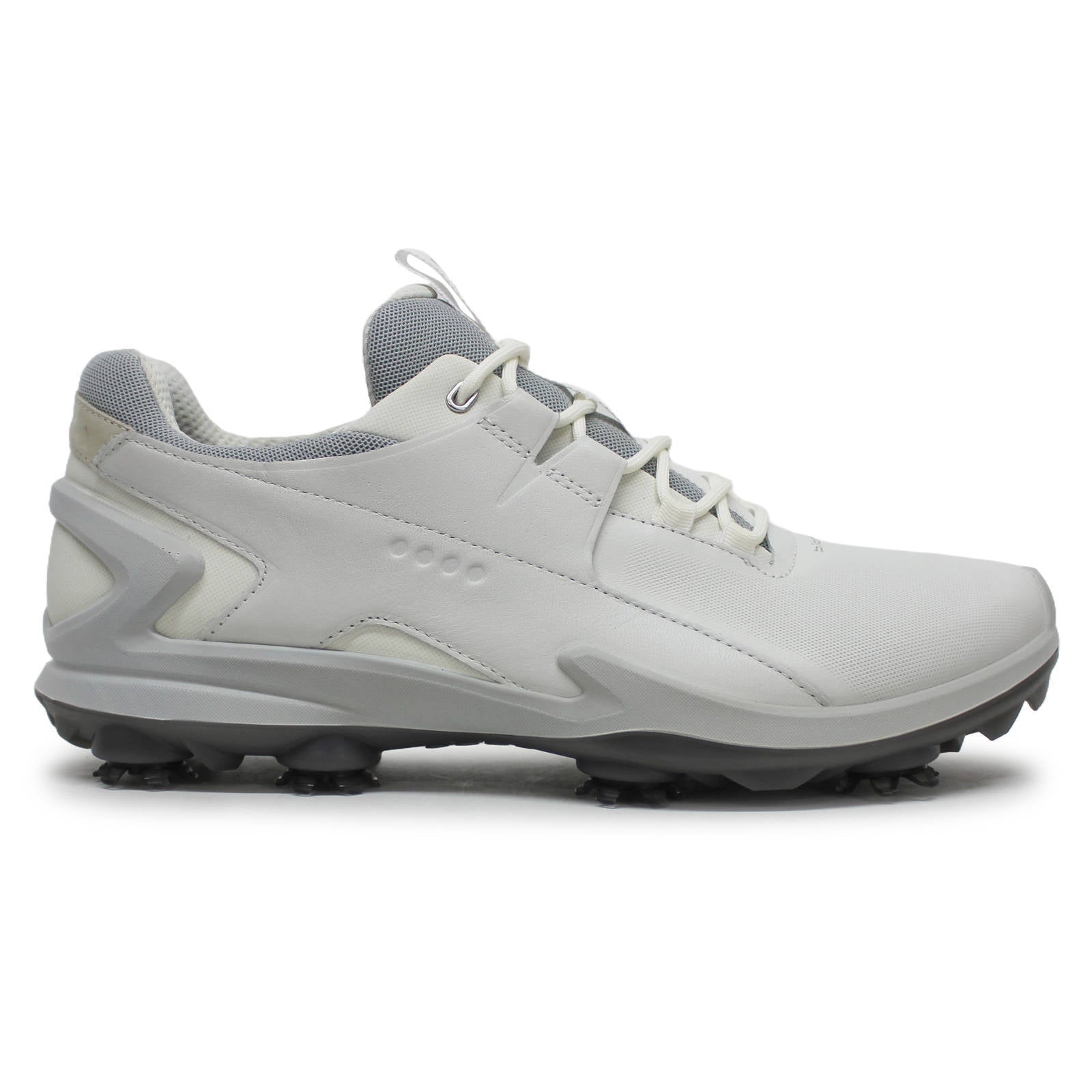 Ecco Golf Biom Tour Leather Synthetic Mens Sneakers#color_white