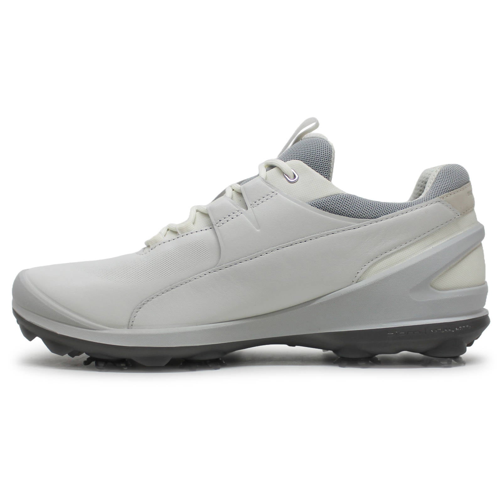 Ecco Golf Biom Tour Leather Synthetic Mens Sneakers#color_white