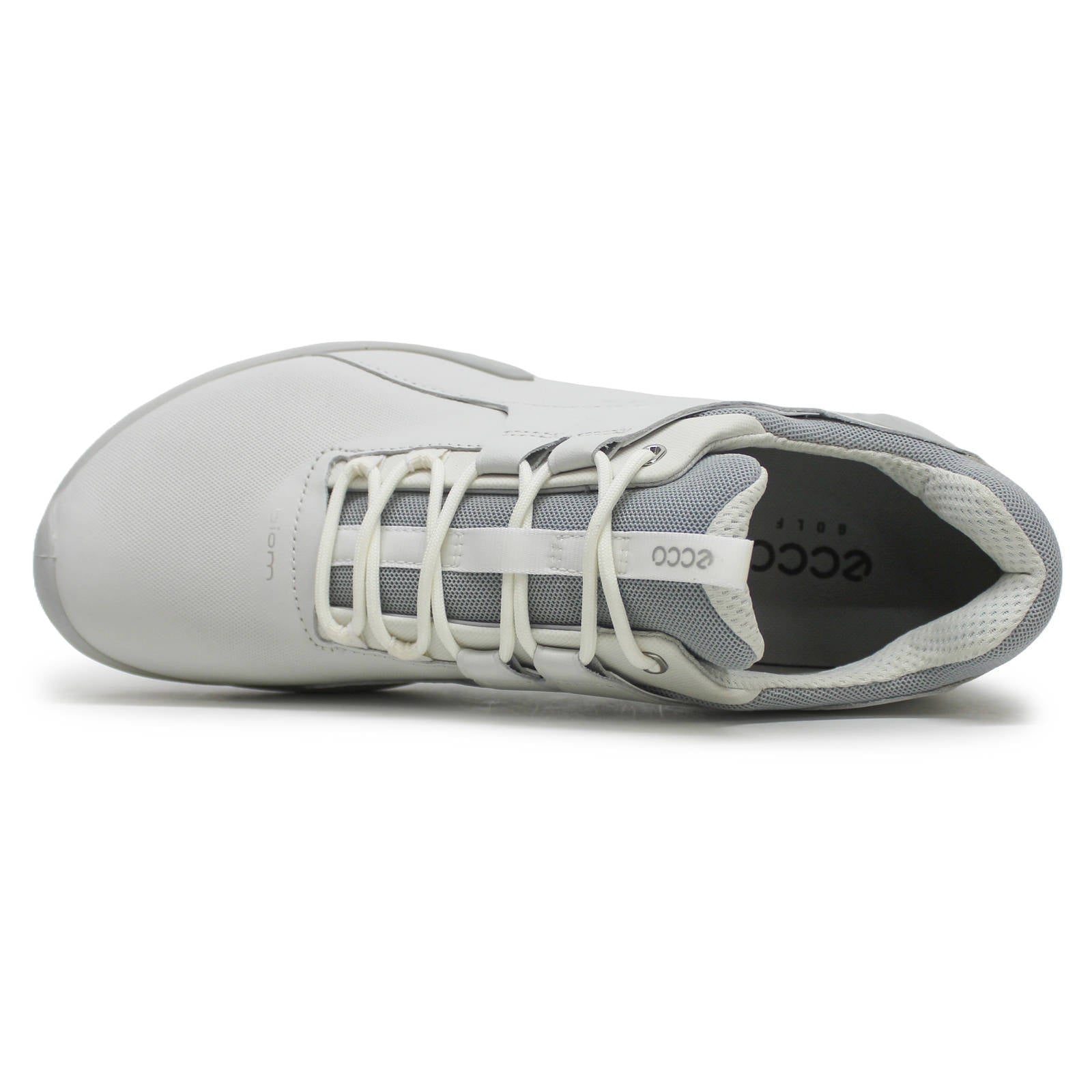 Ecco Golf Biom Tour Leather Synthetic Mens Sneakers#color_white