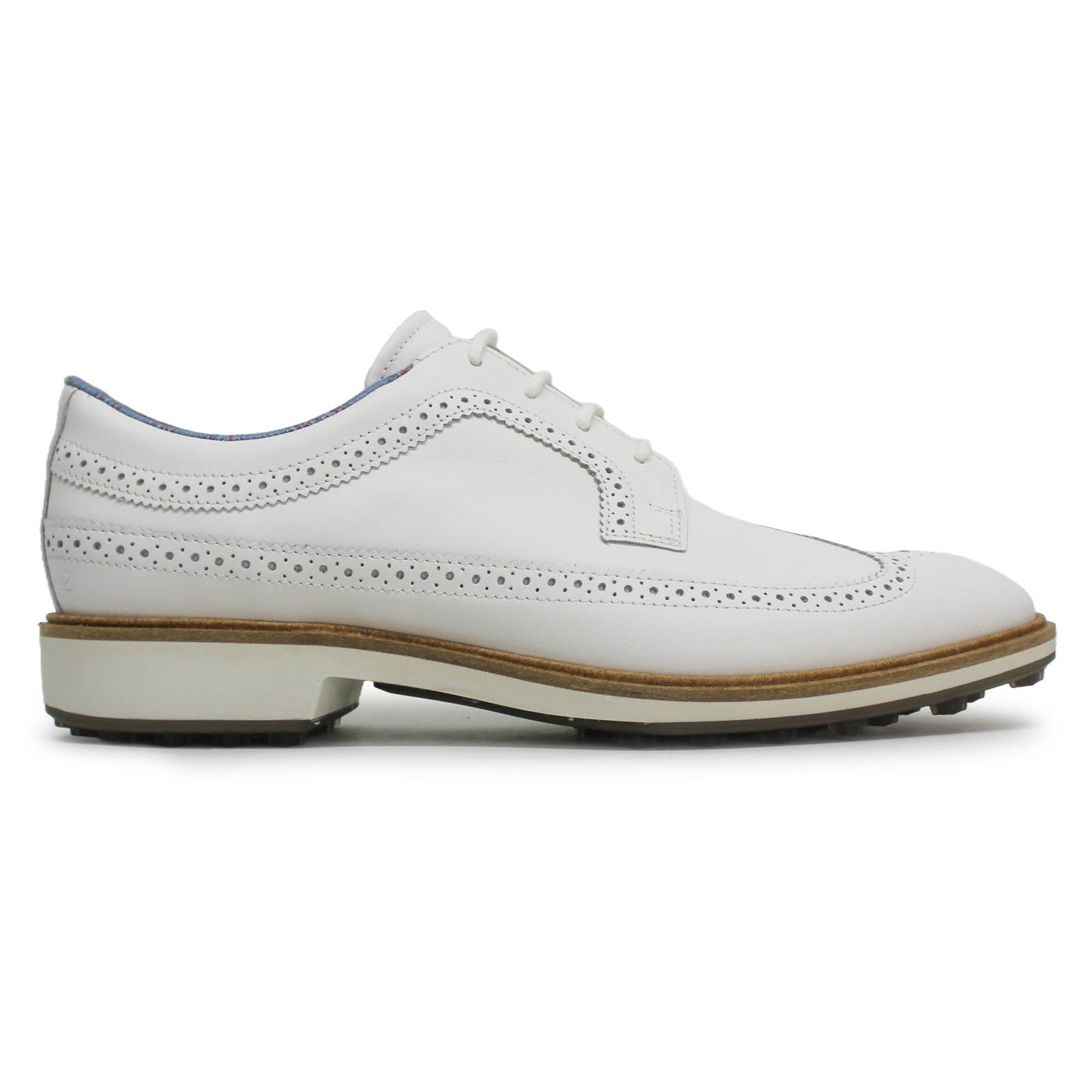 Ecco Golf Classic Hybrid 110224 Leather Mens Shoes#color_white