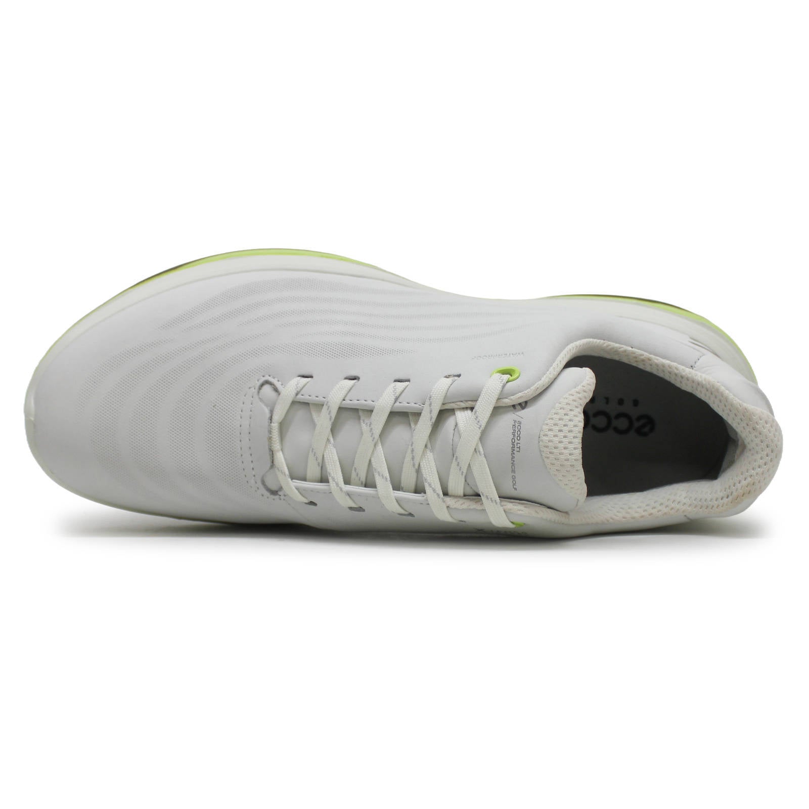 Ecco Golf LT1 Leather Mens Sneakers#color_white