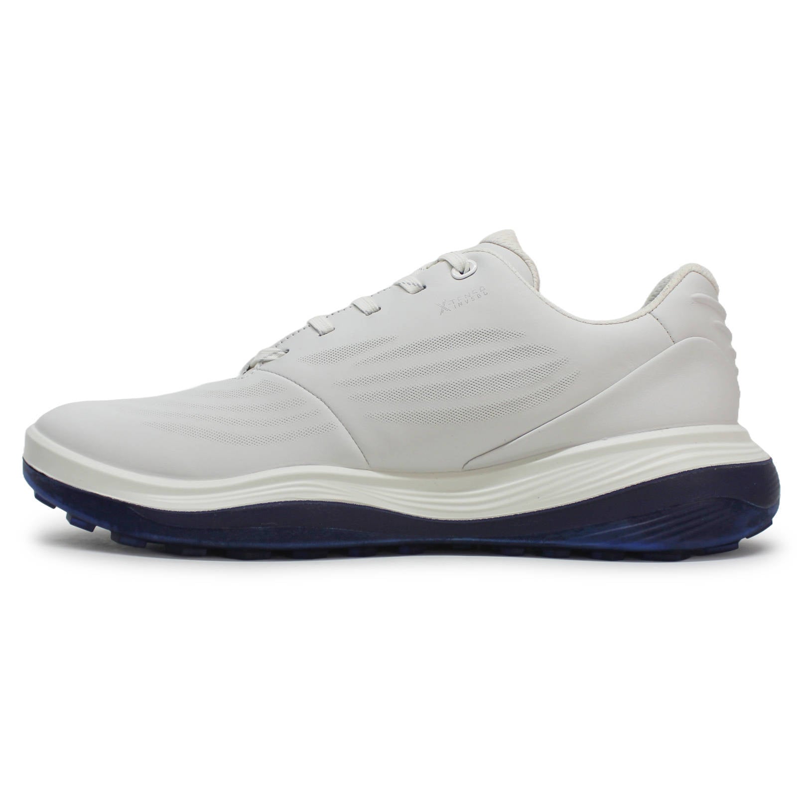 Ecco Golf LT1 Leather Mens Sneakers#color_white white