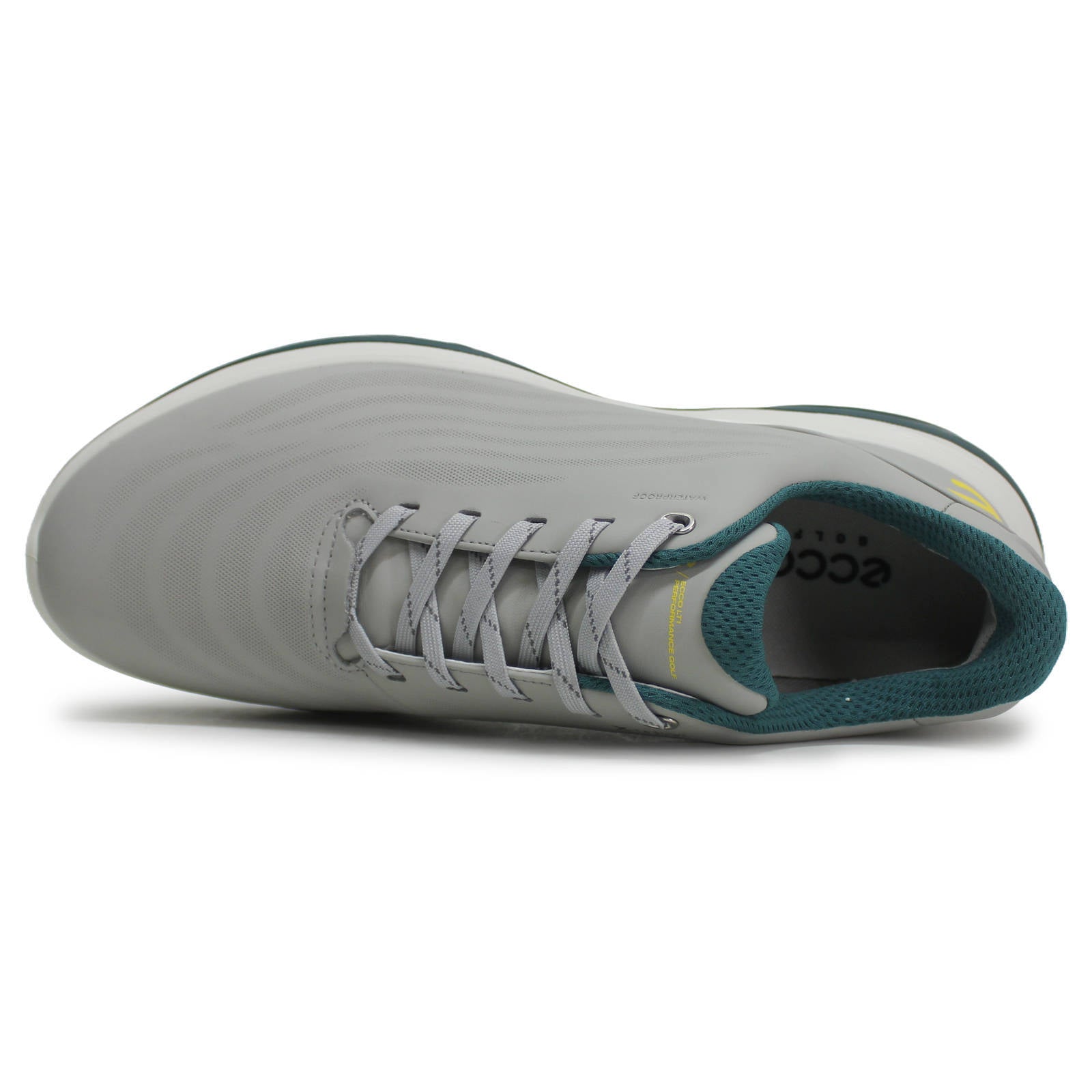 Ecco Golf LT1 Leather Mens Sneakers#color_concrete