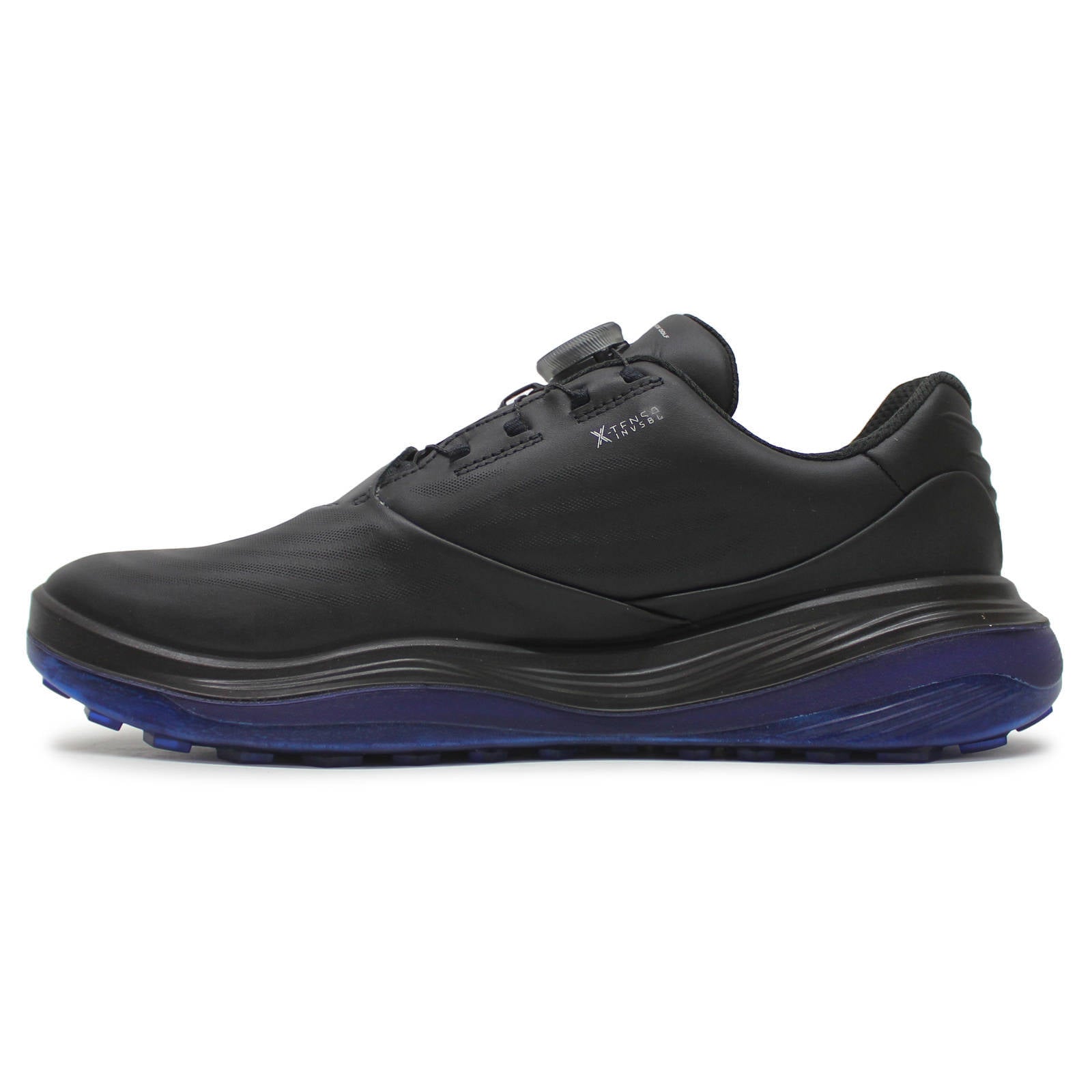 Ecco Golf LT1 132274 Leather Mens Sneakers#color_black