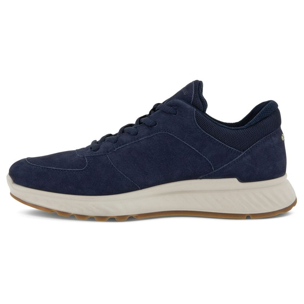 Ecco Exostride Nubuck Leather Womens Sneakers#color_night sky