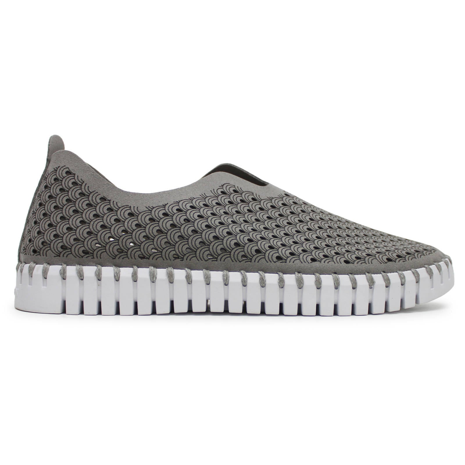 Ilse Jacobsen Tulip 139 Textile Womens Shoes#color_grey