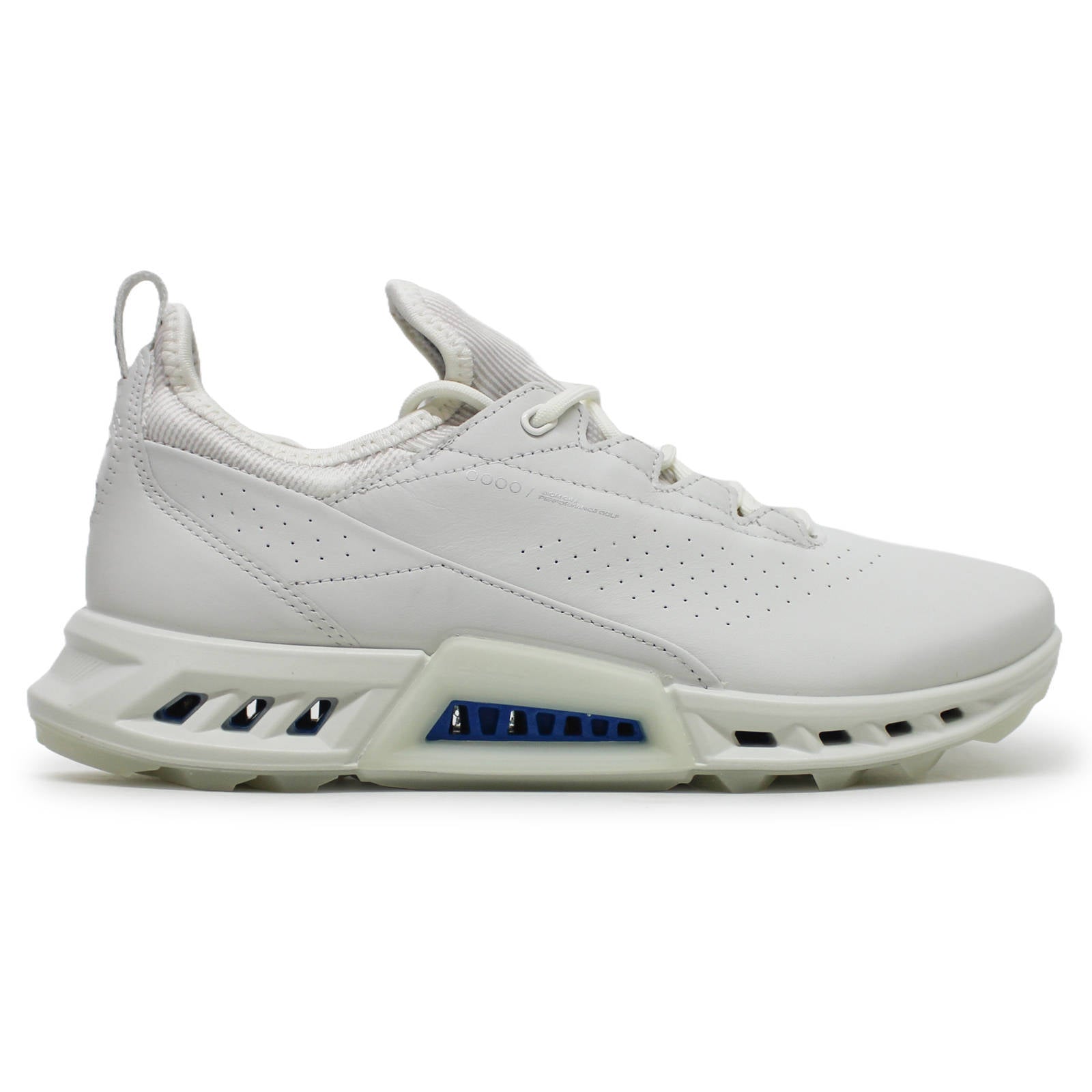 Ecco Golf Biom C4 Leather Textile Womens Sneakers#color_white