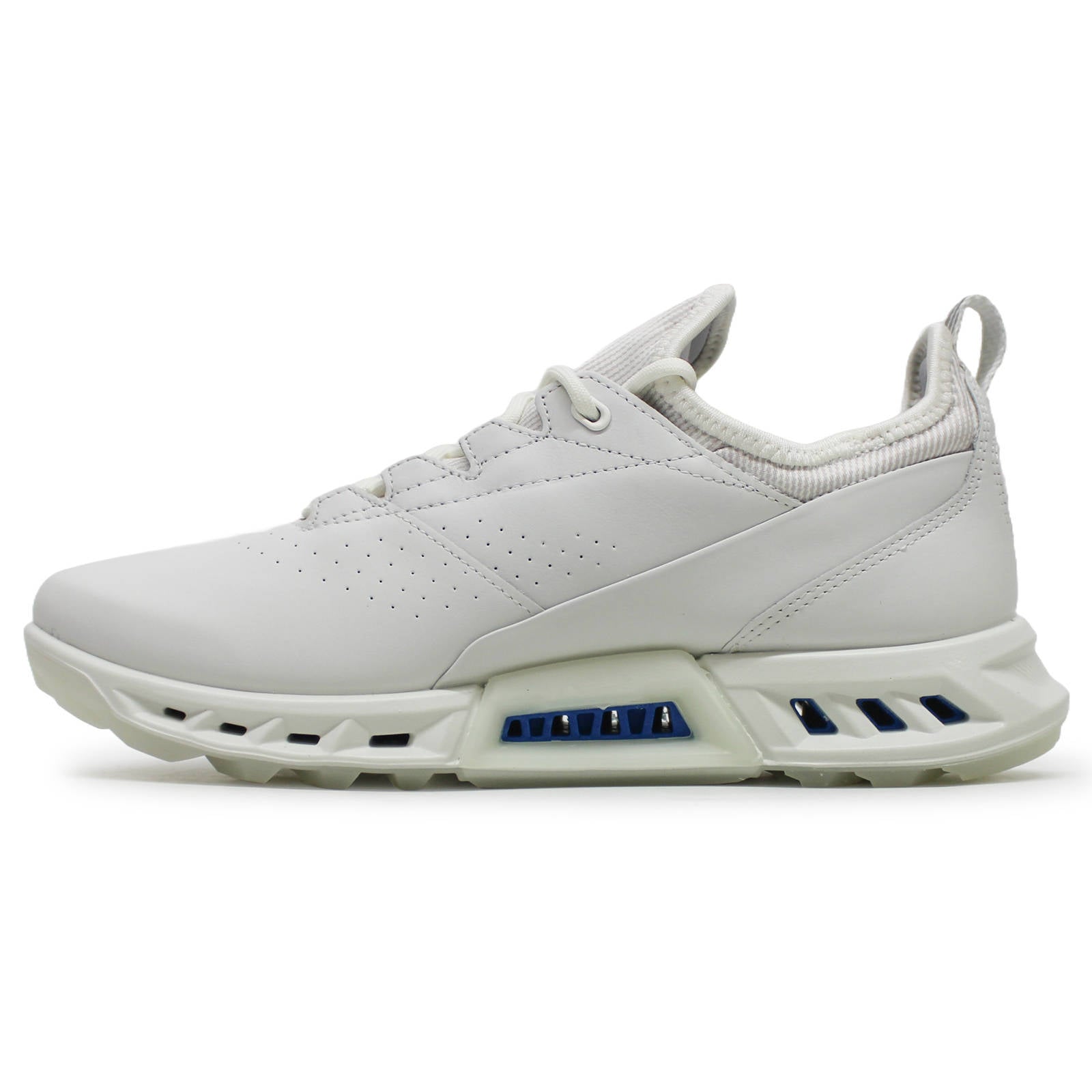 Ecco Golf Biom C4 Leather Textile Womens Sneakers#color_white