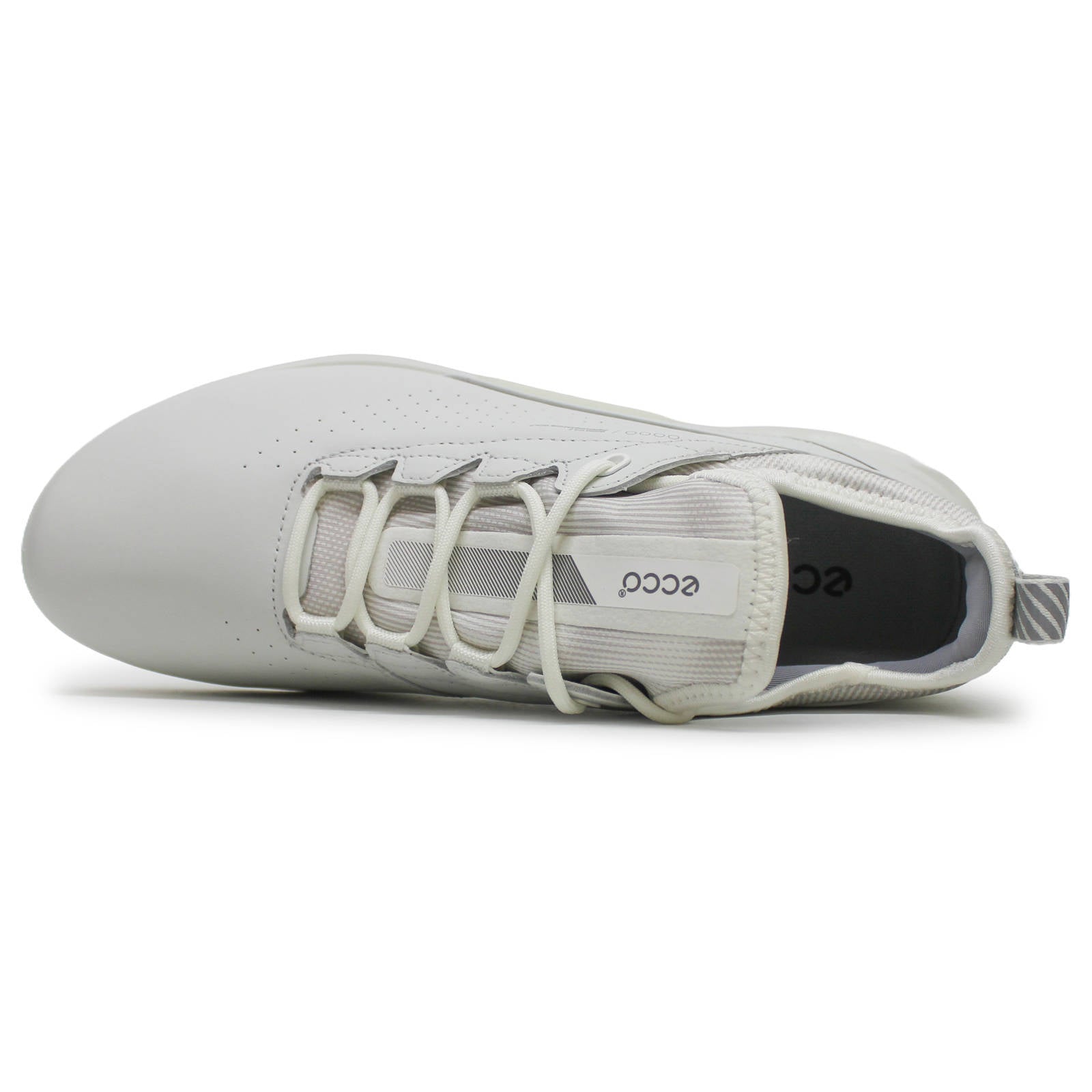 Ecco Golf Biom C4 Leather Textile Womens Sneakers#color_white