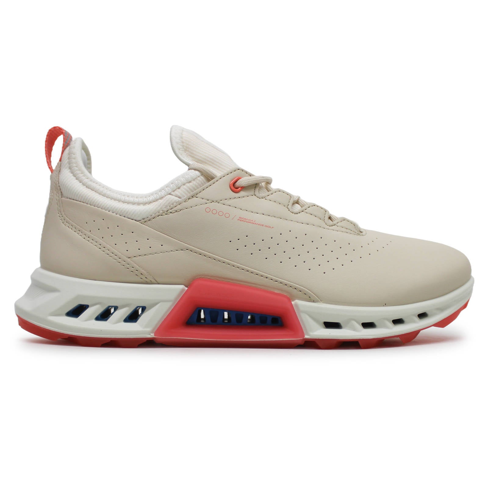 Ecco Golf Biom C4 Leather Textile Womens Sneakers#color_limestone