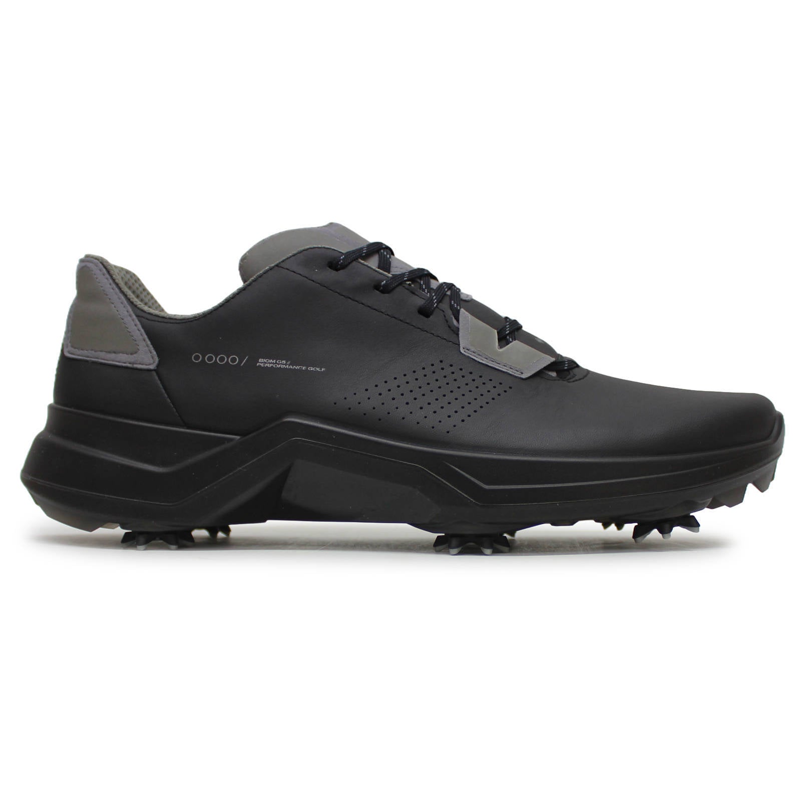 Ecco Golf Biom G5 Leather Mens Sneakers#color_black steel