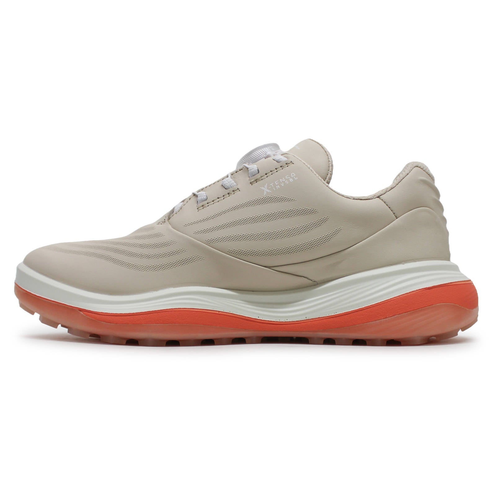 Ecco Golf LT1 132763 Leather Womens Sneakers#color_limestone