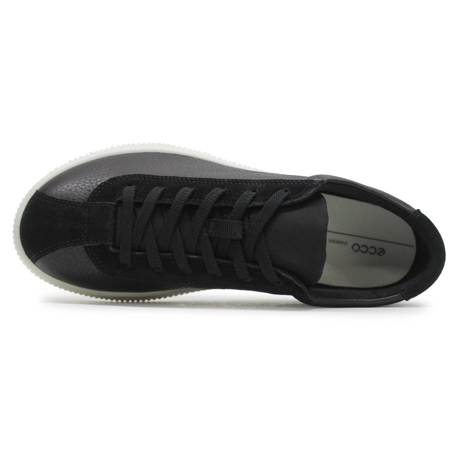 Ecco Soft Zero Leather Womens Shoes#color_black black