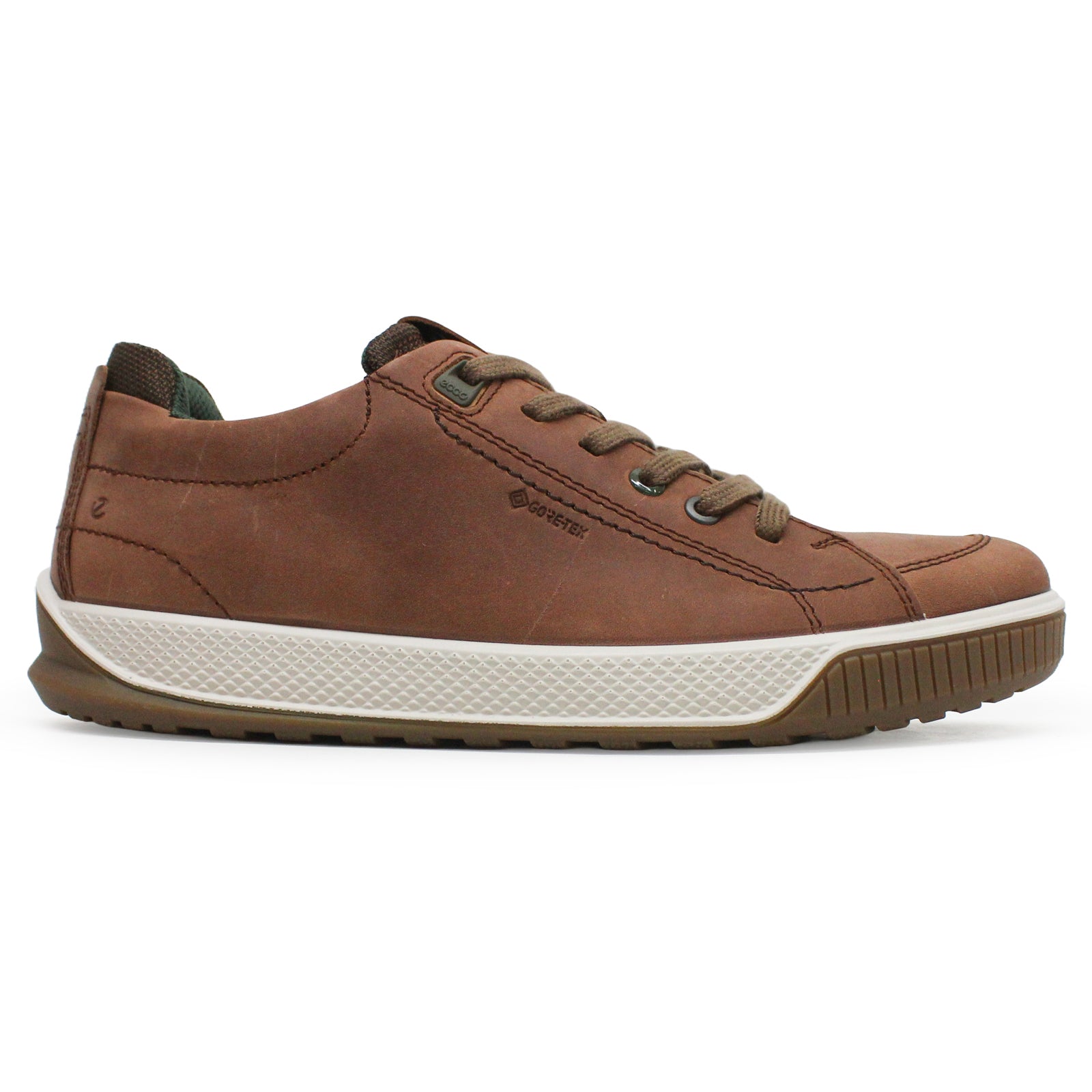 Ecco Byway Tred 501824 Nubuck Mens Trainers#color_brandy